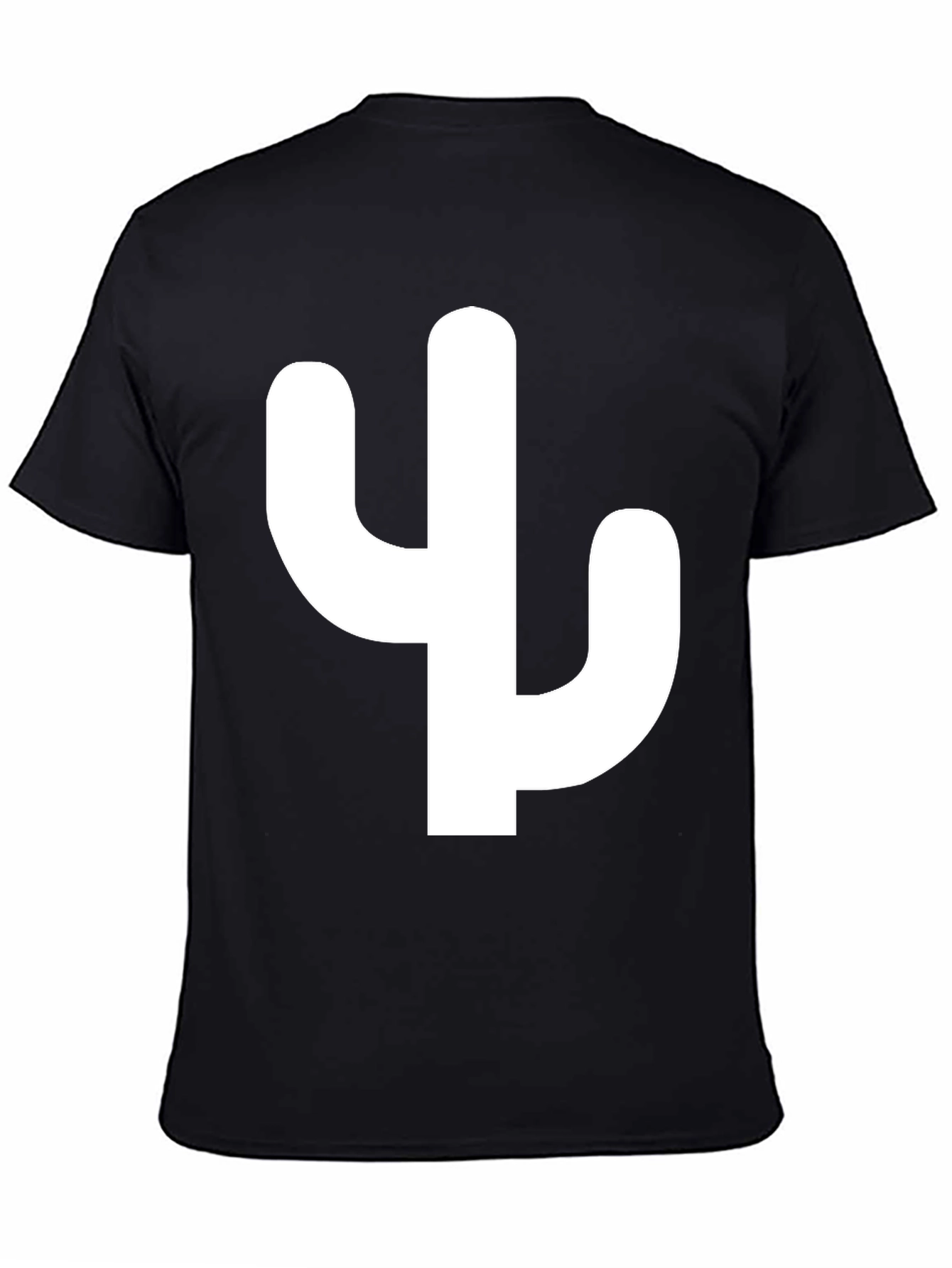 Black Black Cactus Graphic Tee - Unisex view 4