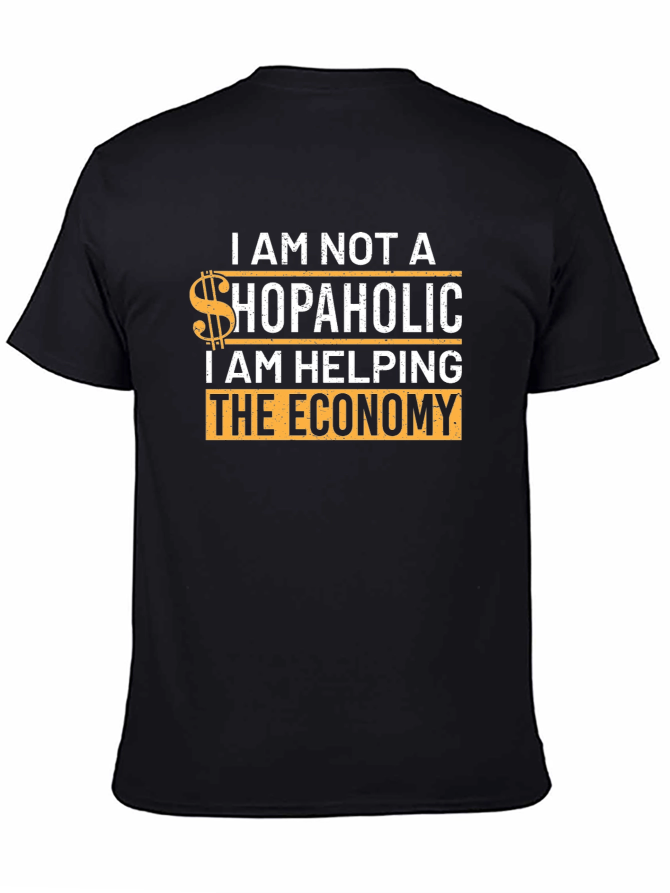 Funny Shopaholic T-Shirt - Helping The Economy Tee - 4