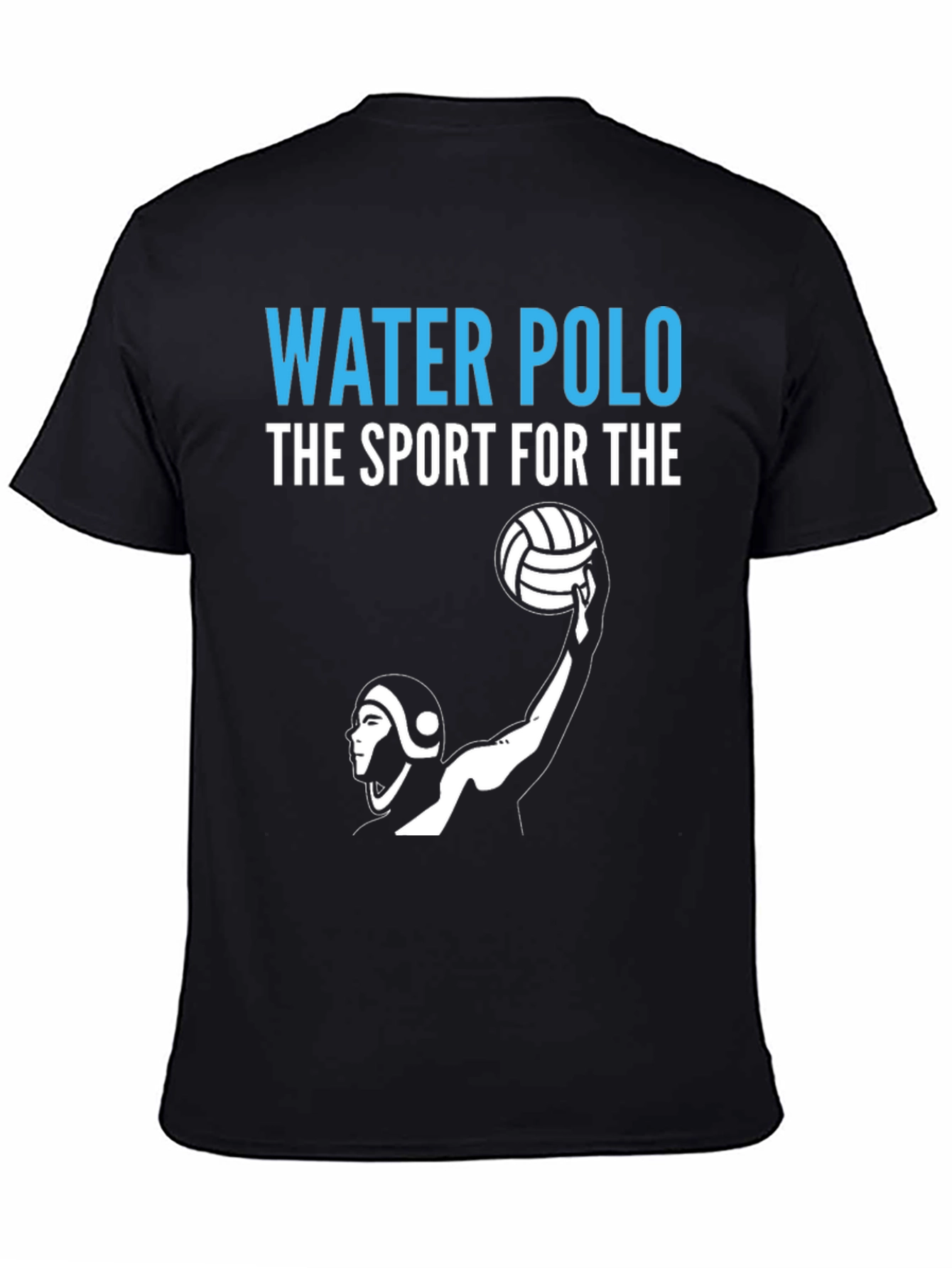 Black Water Polo T-Shirt - The Sport For The view 4