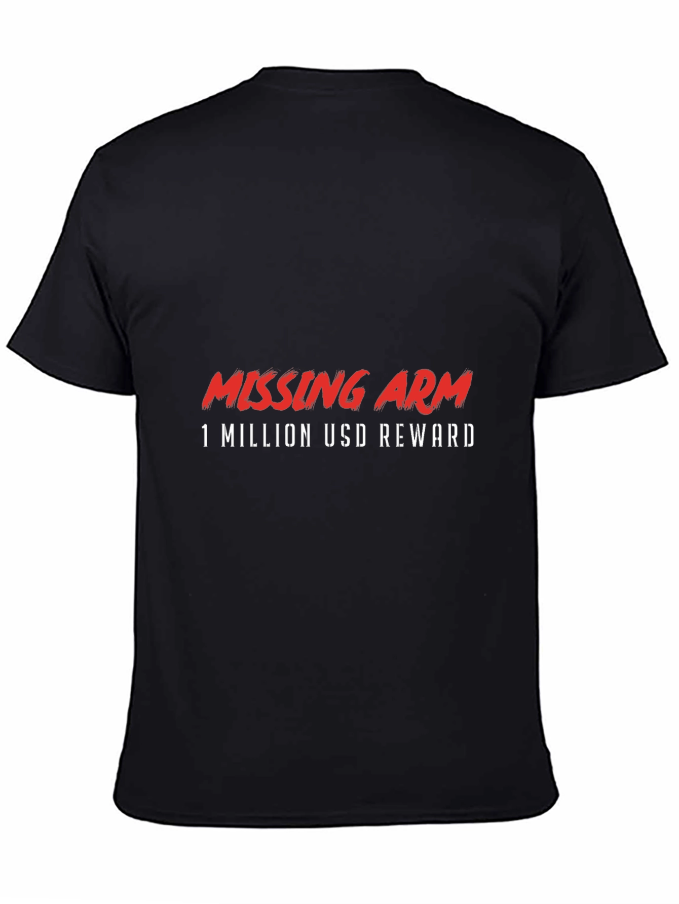 Black Missing Arm Reward Black Graphic Tee view 4