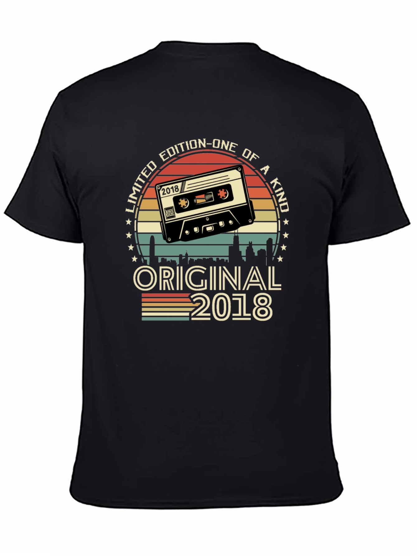 Black Original 2018 Limited Edition Cassette T-Shirt view 4