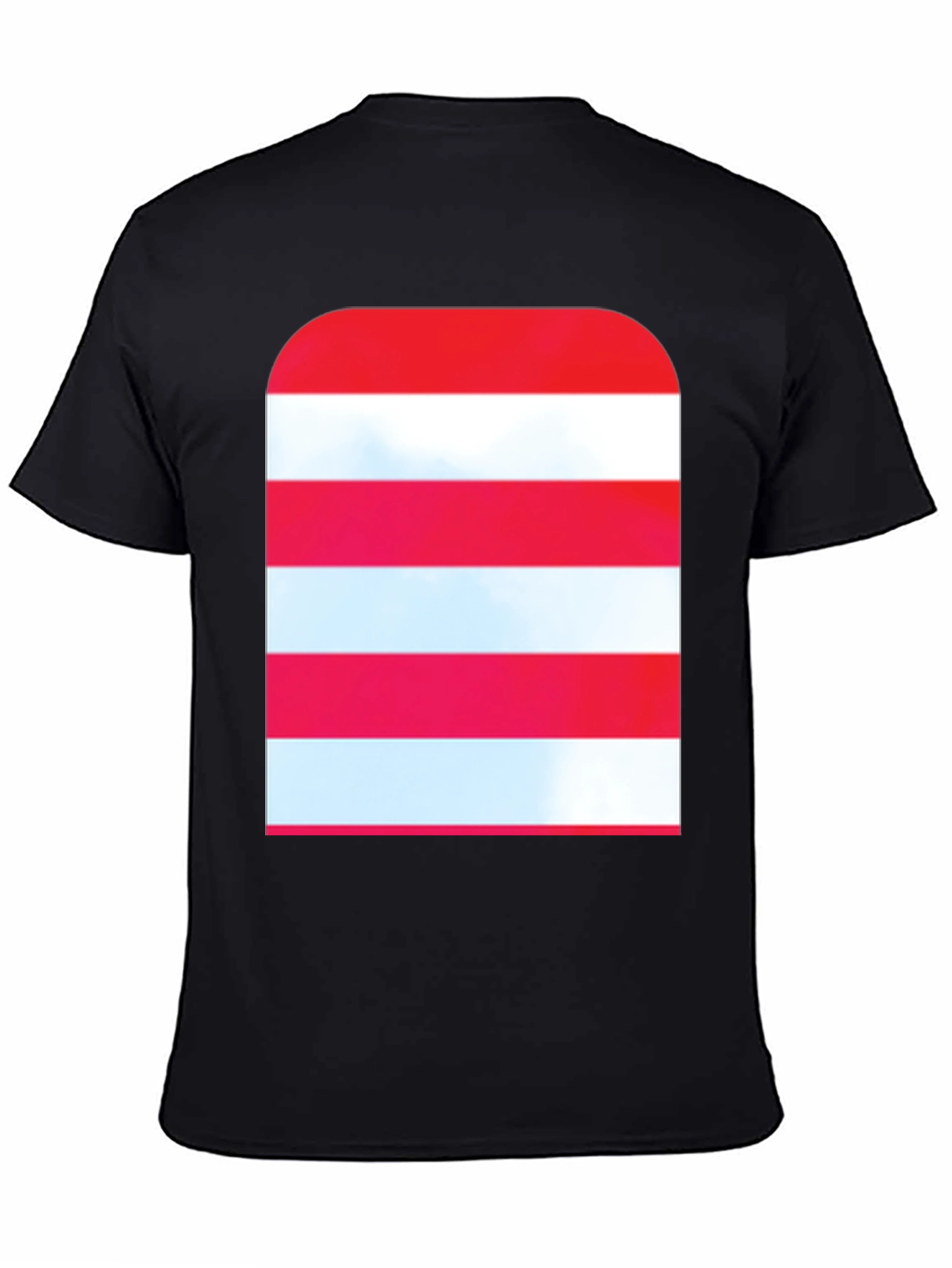 Striped Graphic Tee - Modern Casual Style - 4