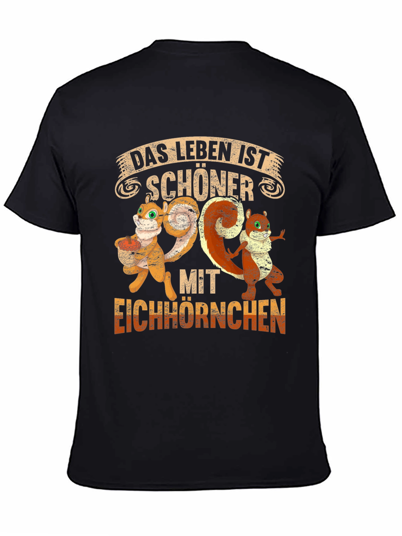 Black Squirrel T-Shirt - Das Leben Ist Schöner view 4