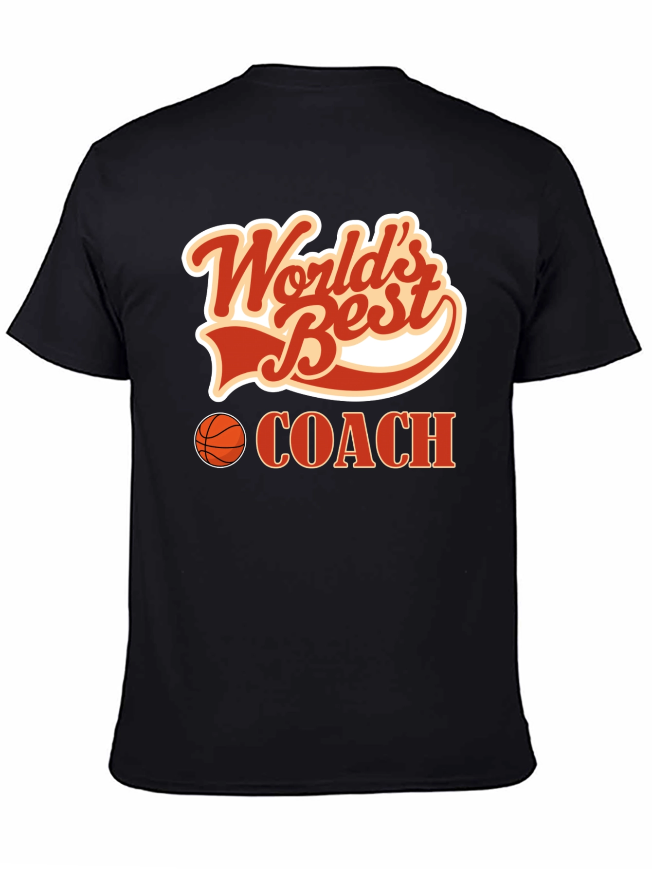 Black World's Best Coach T-Shirt view 4