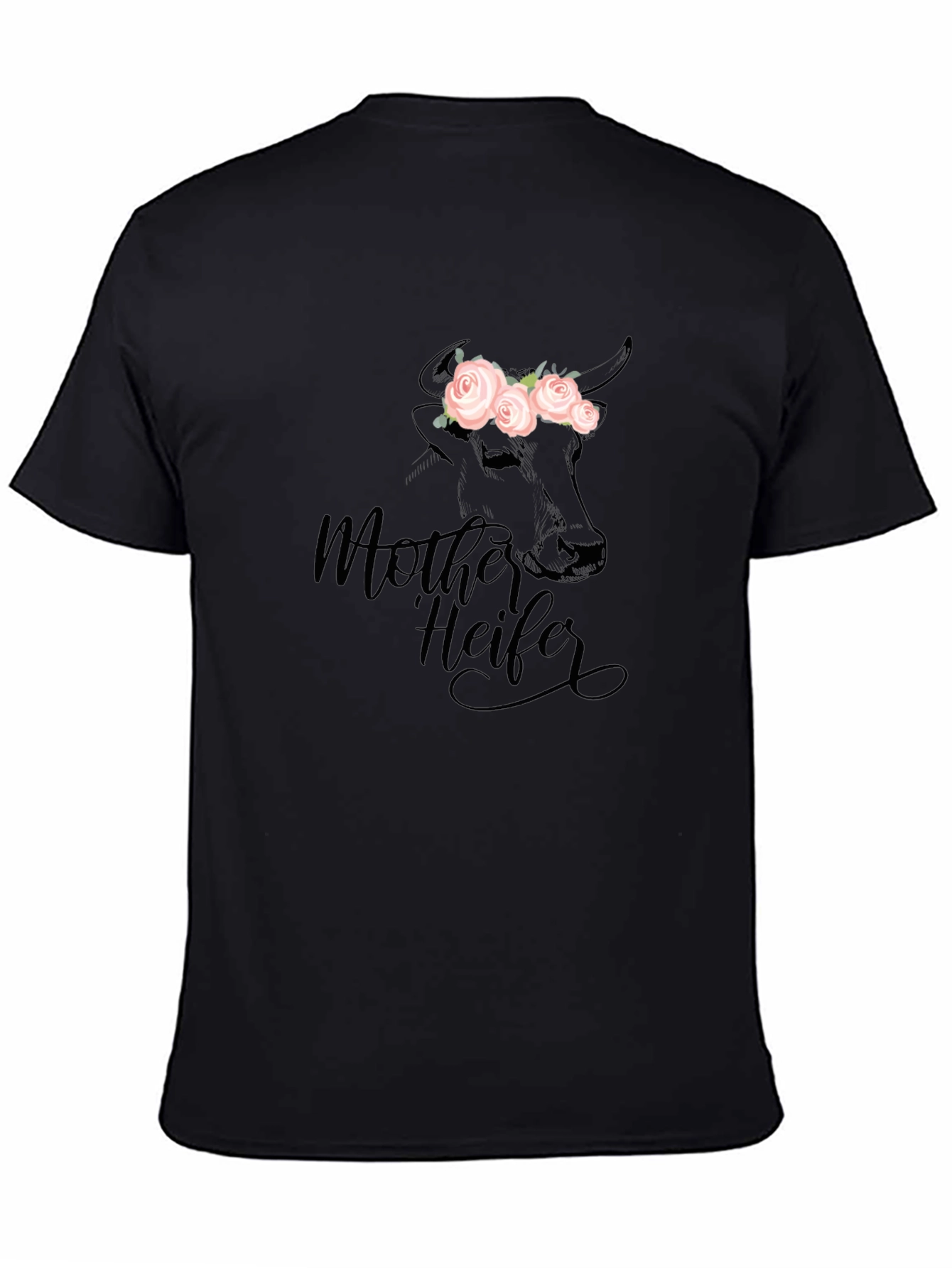 Black Mother Heifer Graphic Tee - Black view 4