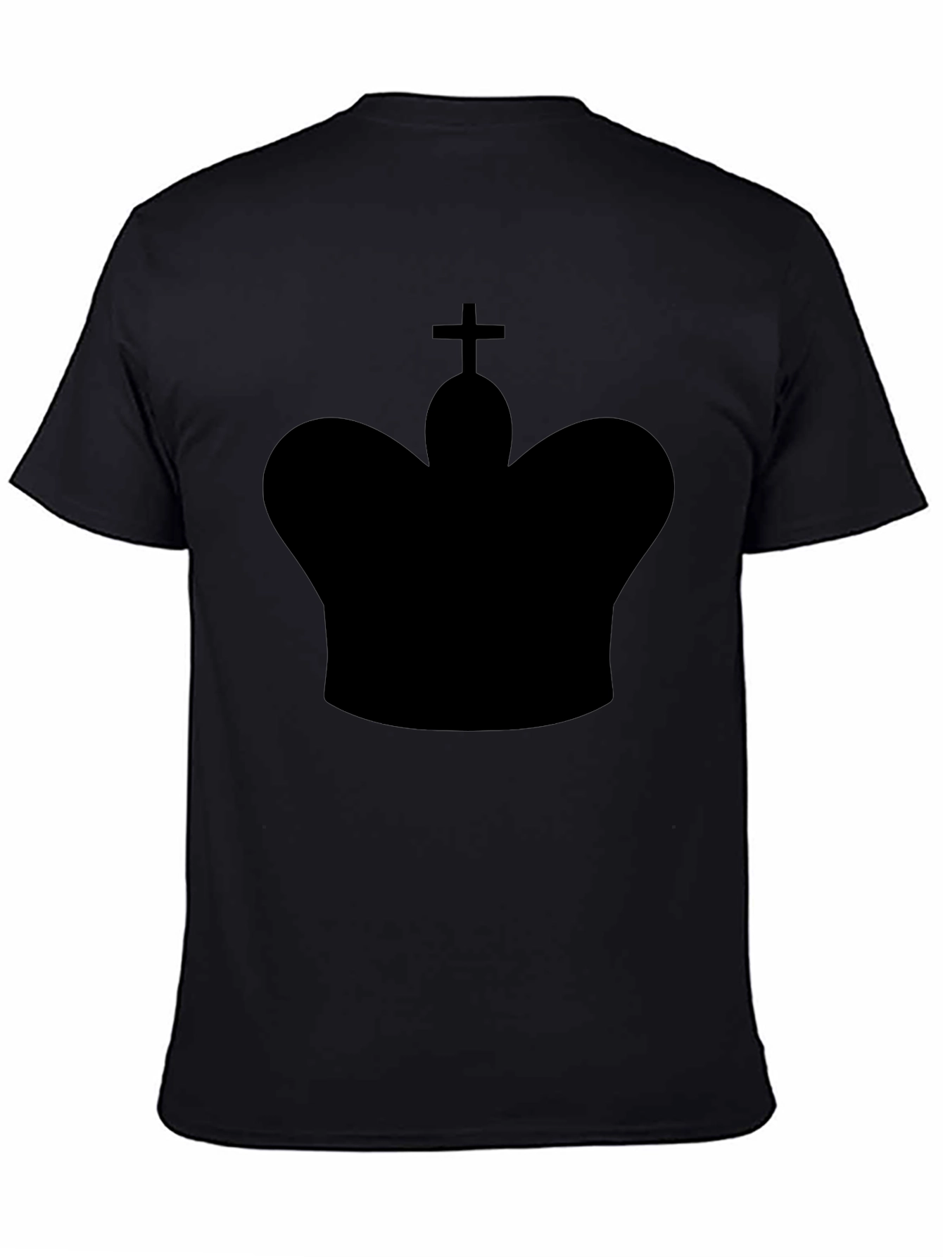 Black King Chess Piece Graphic Tee - Black view 4