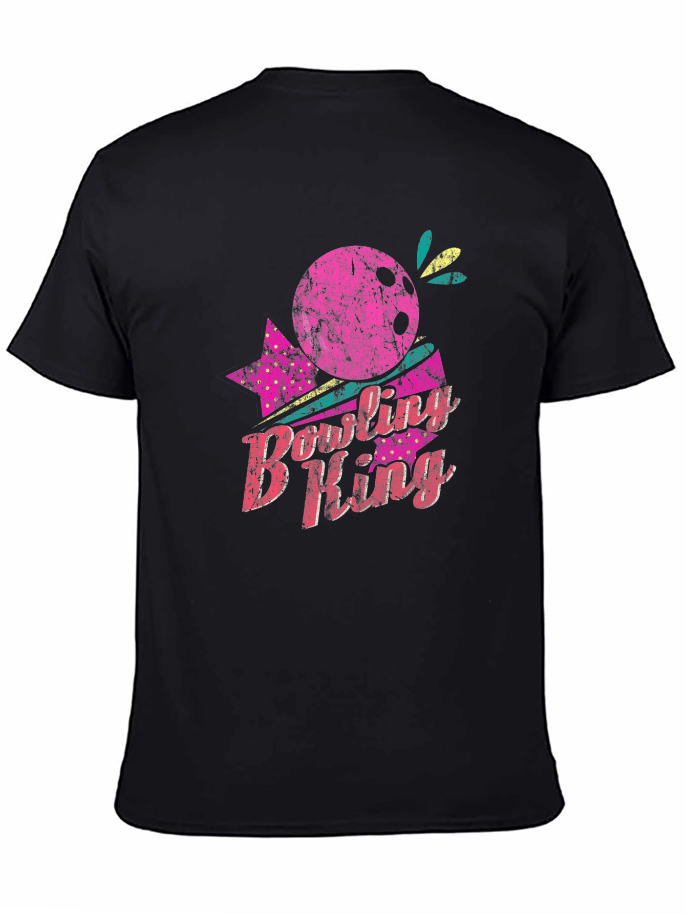 Black Bowling B King Graphic T-Shirt view 4