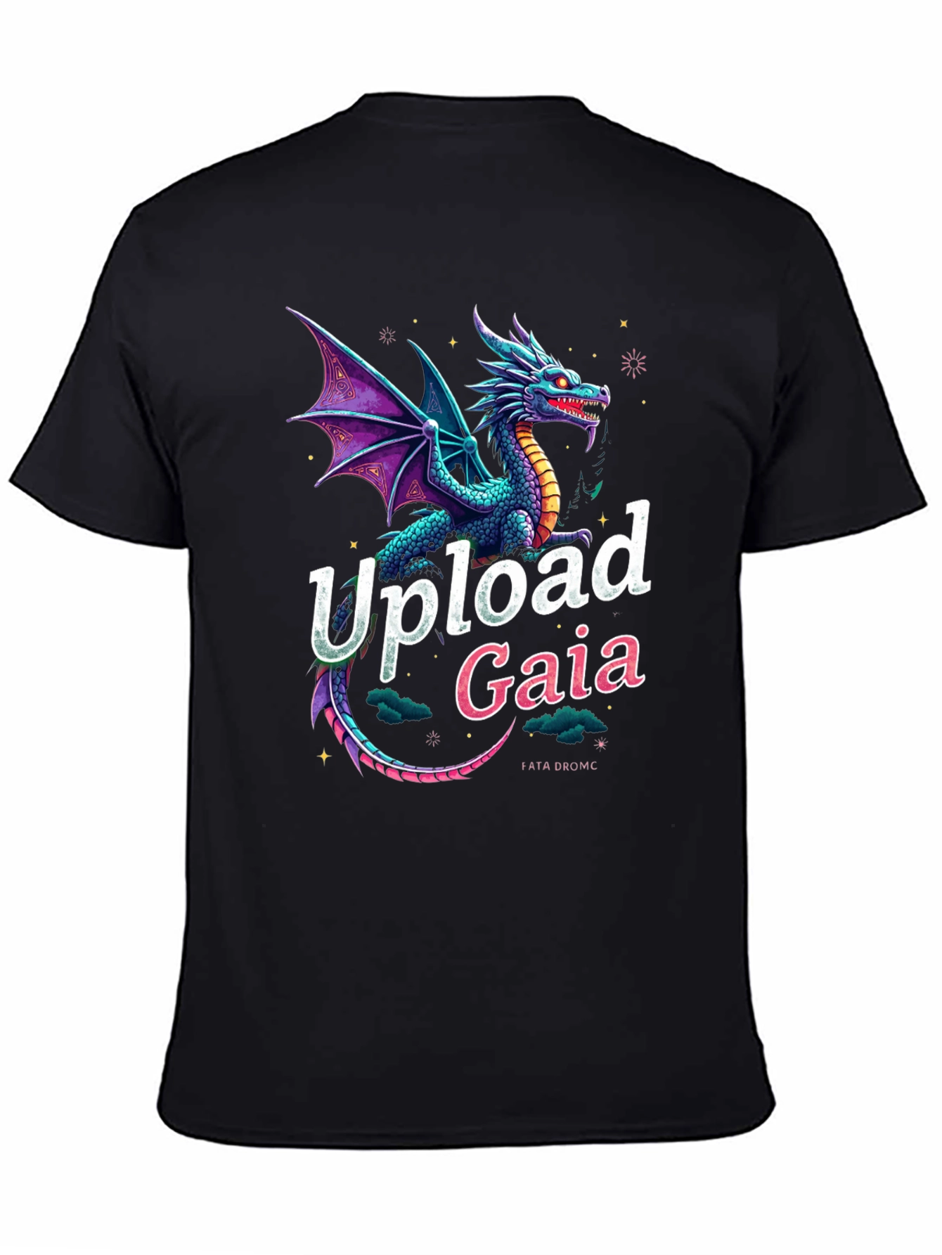 Black Dragon Graphic T-Shirt view 4