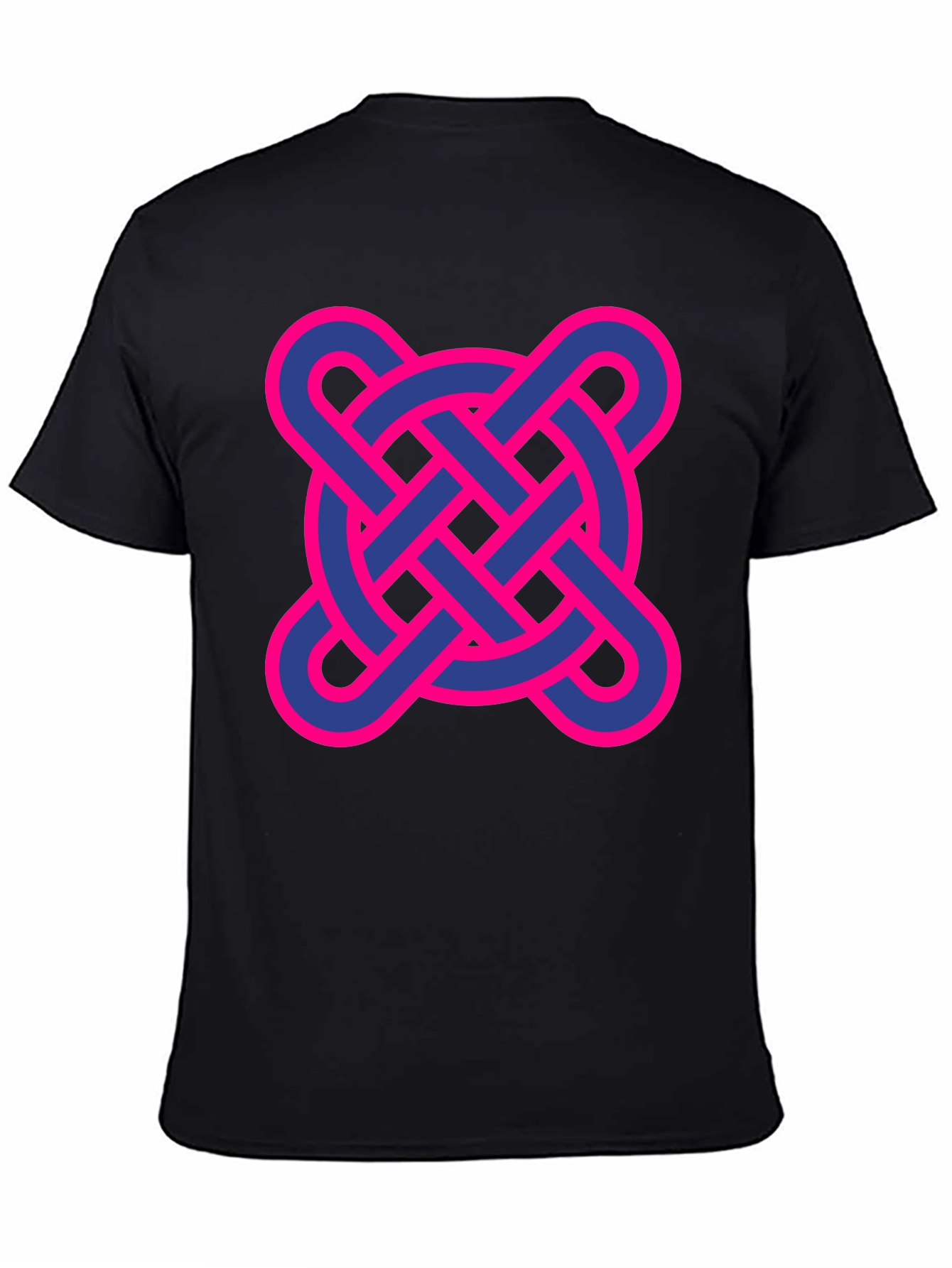 Black Adinkra Symbol Graphic T-Shirt - Black view 4