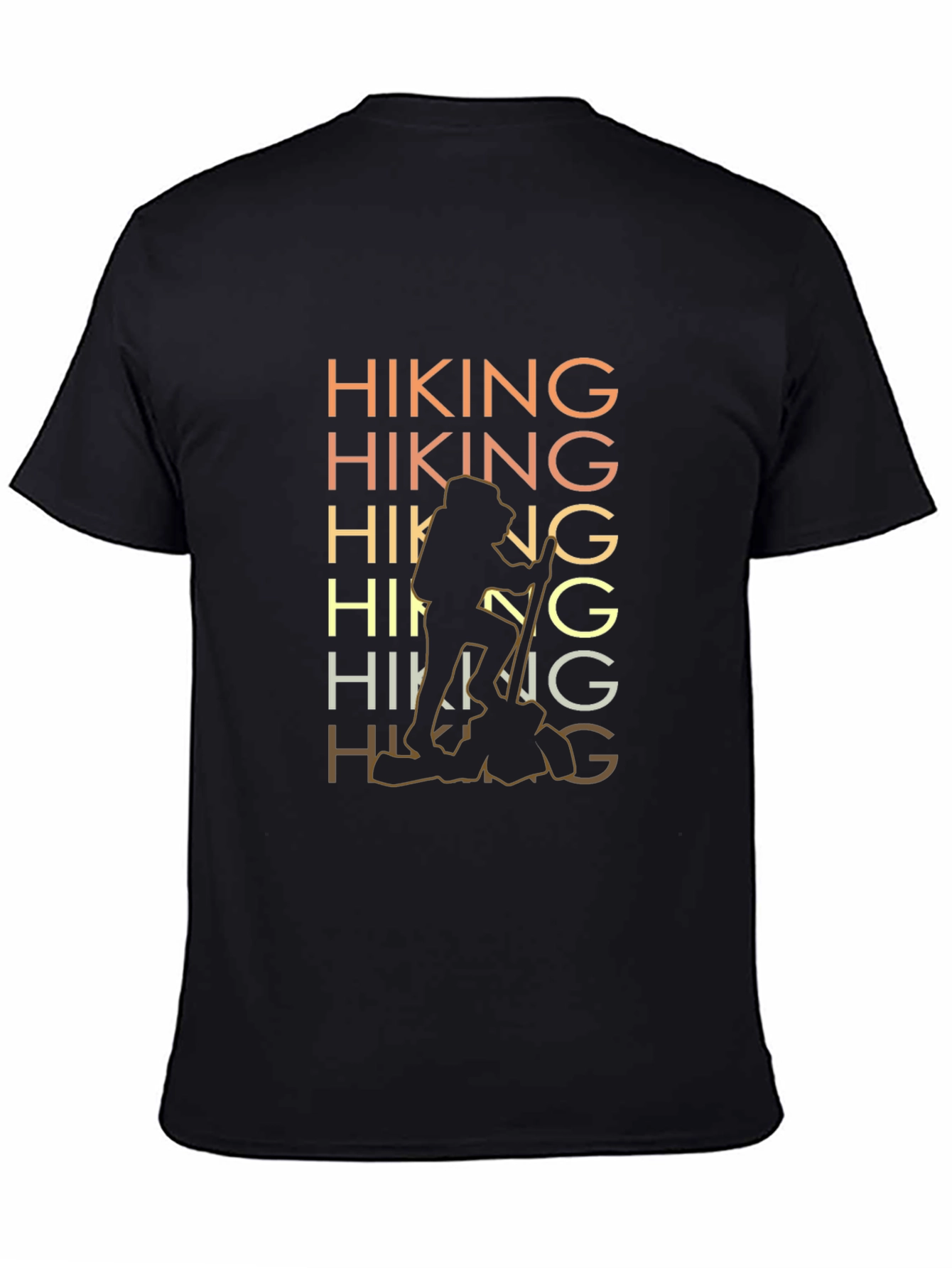 Black Hiking Graphic Tee - Adventure Ready view 4