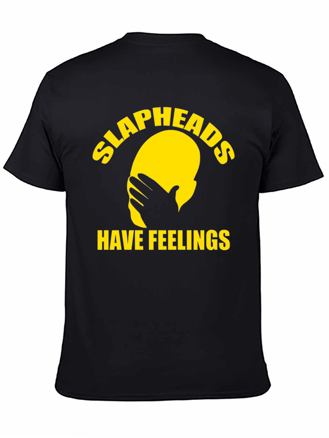 Black Slapheads Have Feelings Graphic Tee view 4