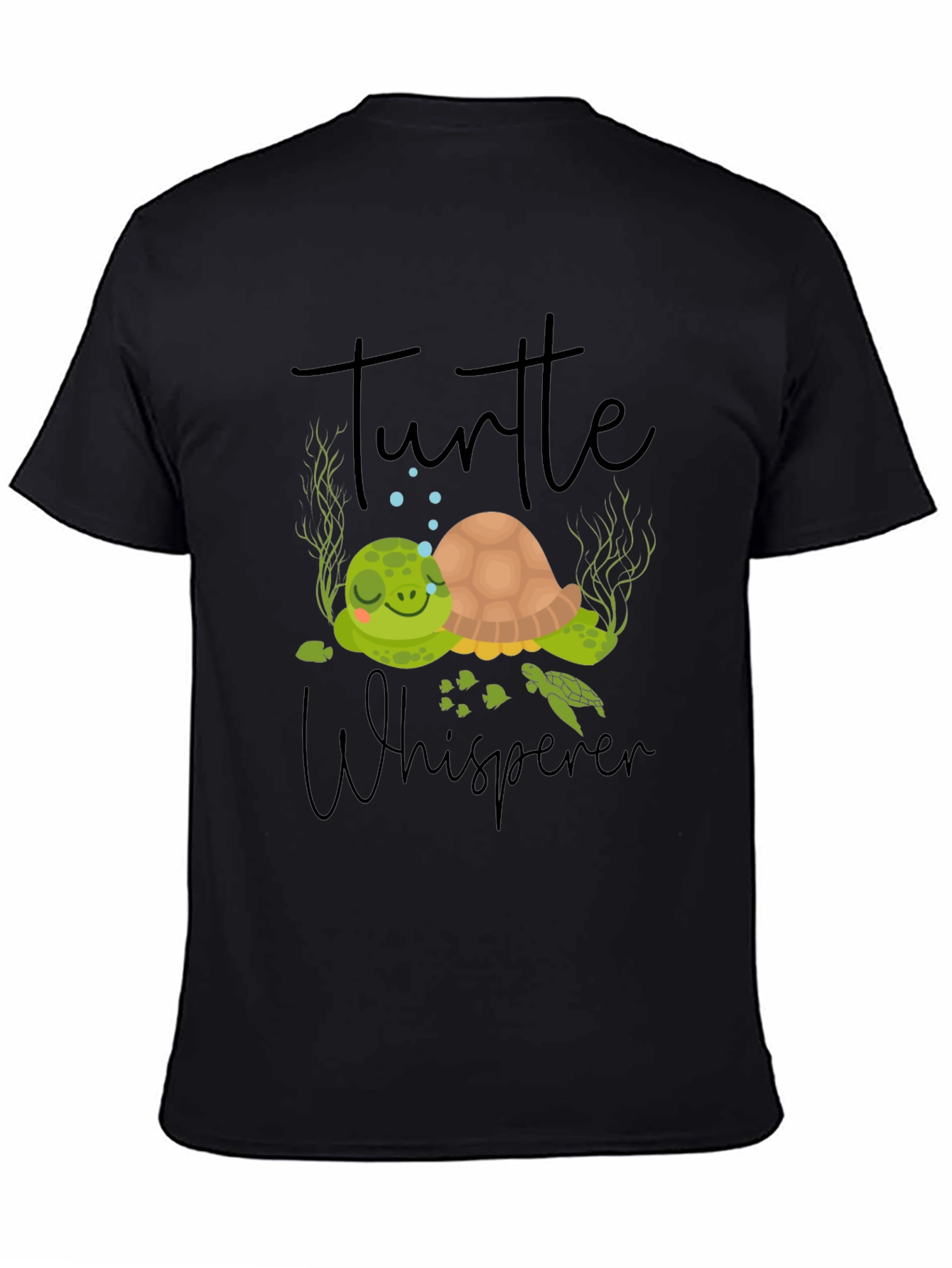 Black Turtle Whisperer Graphic Tee view 4