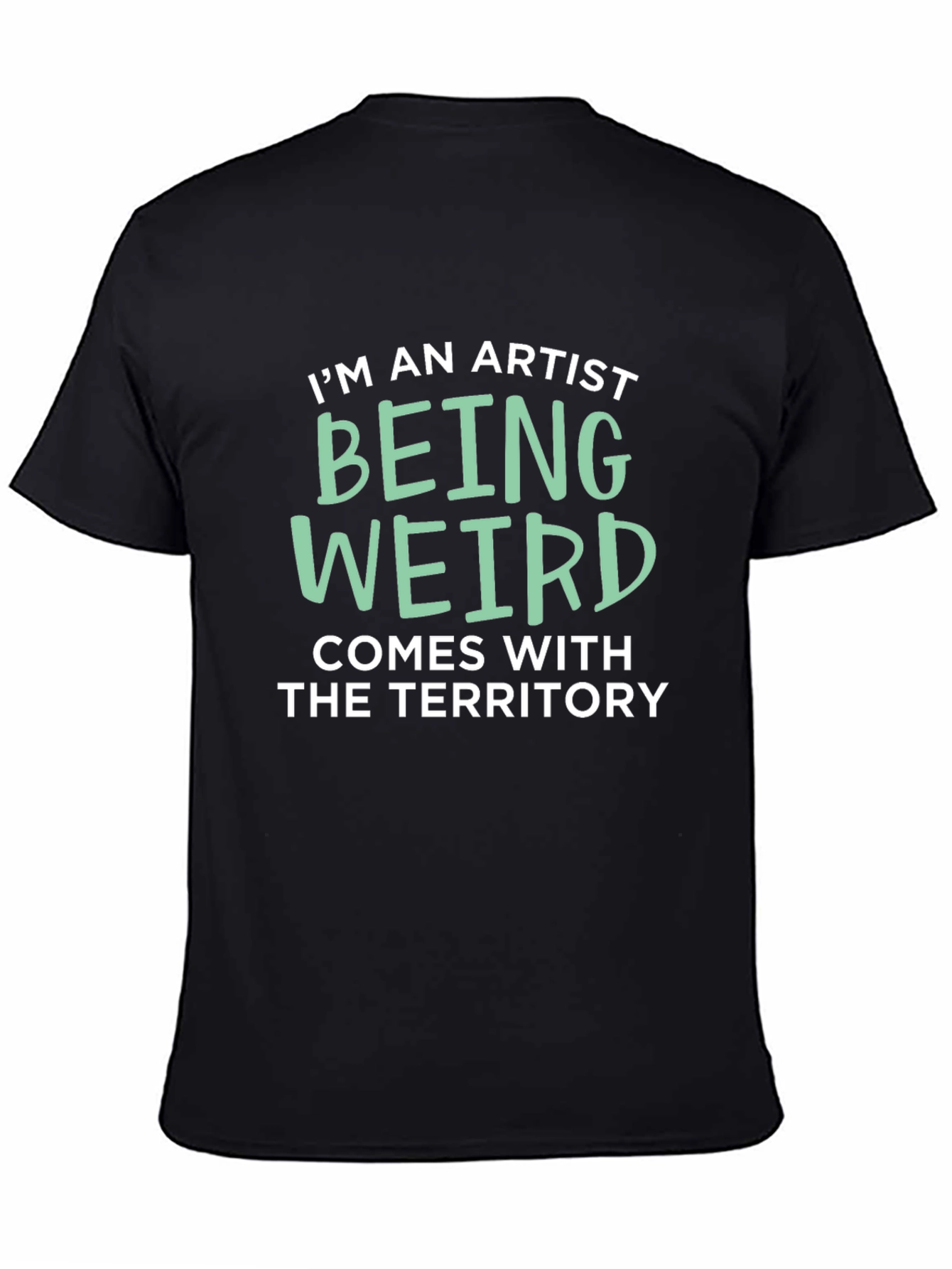 Black Artist Weird T-Shirt view 4