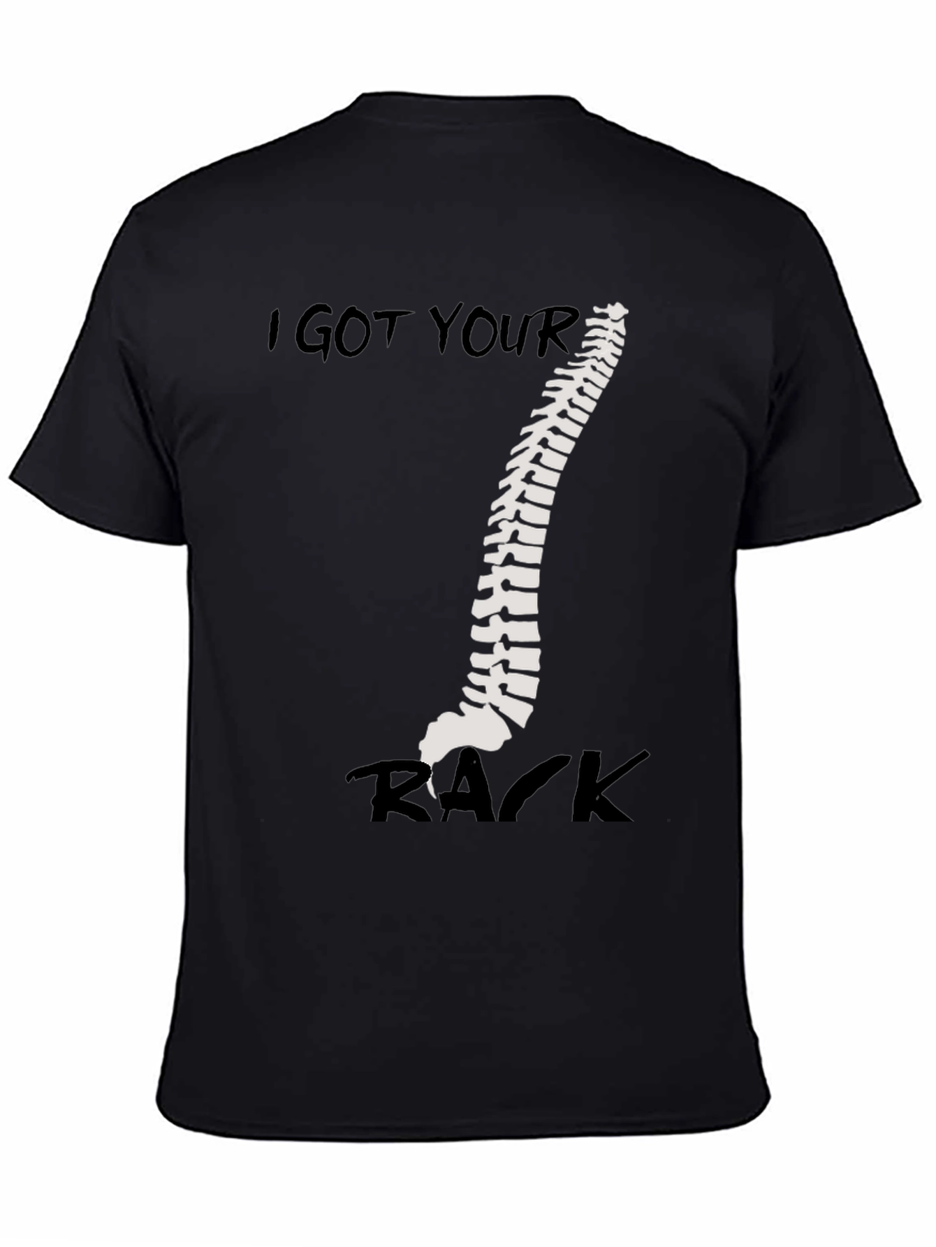 Black I Got Your Back T-Shirt view 4