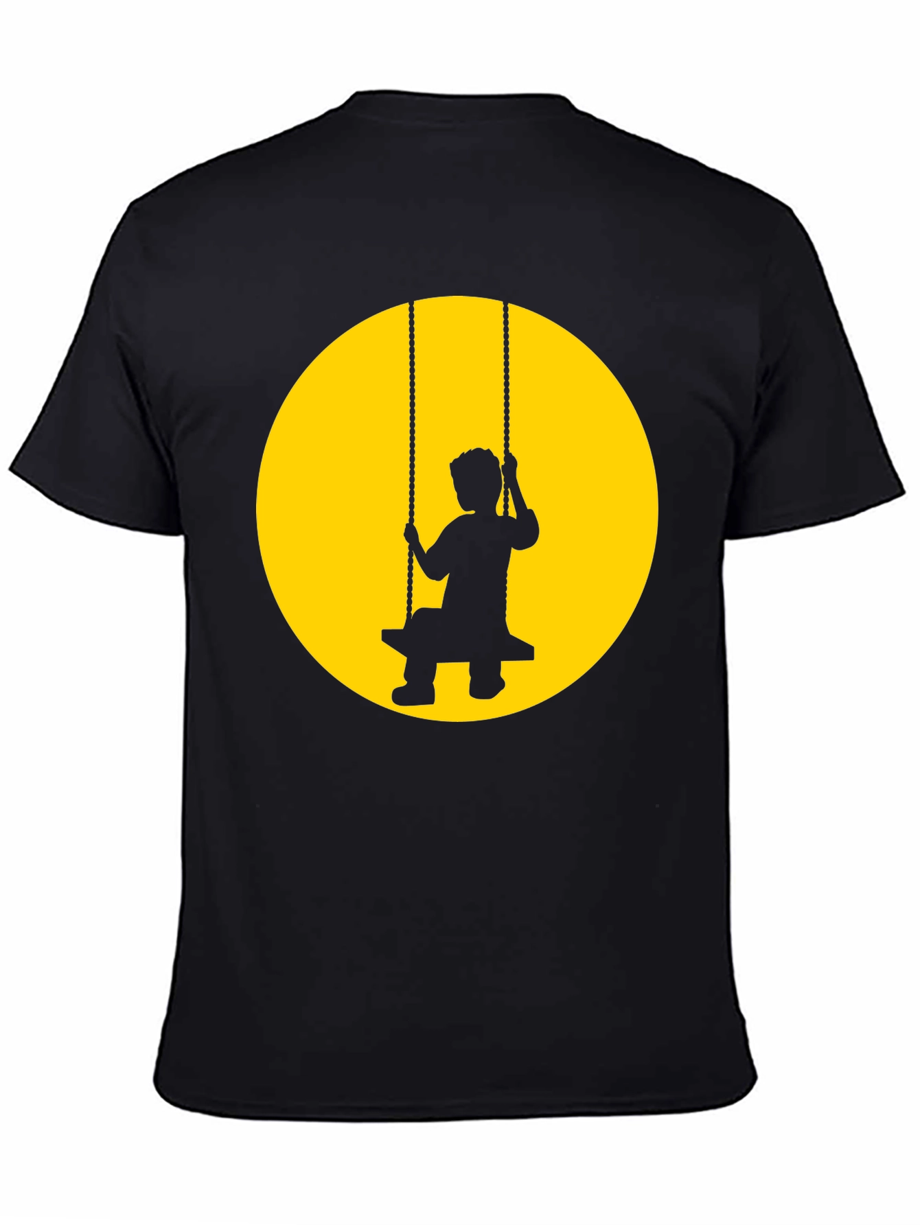 Black Silhouette Swing T-Shirt - Black view 4