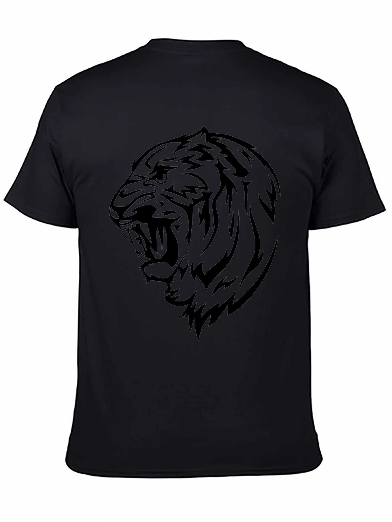 Black Black Tiger Graphic Tee - Fierce Style view 4