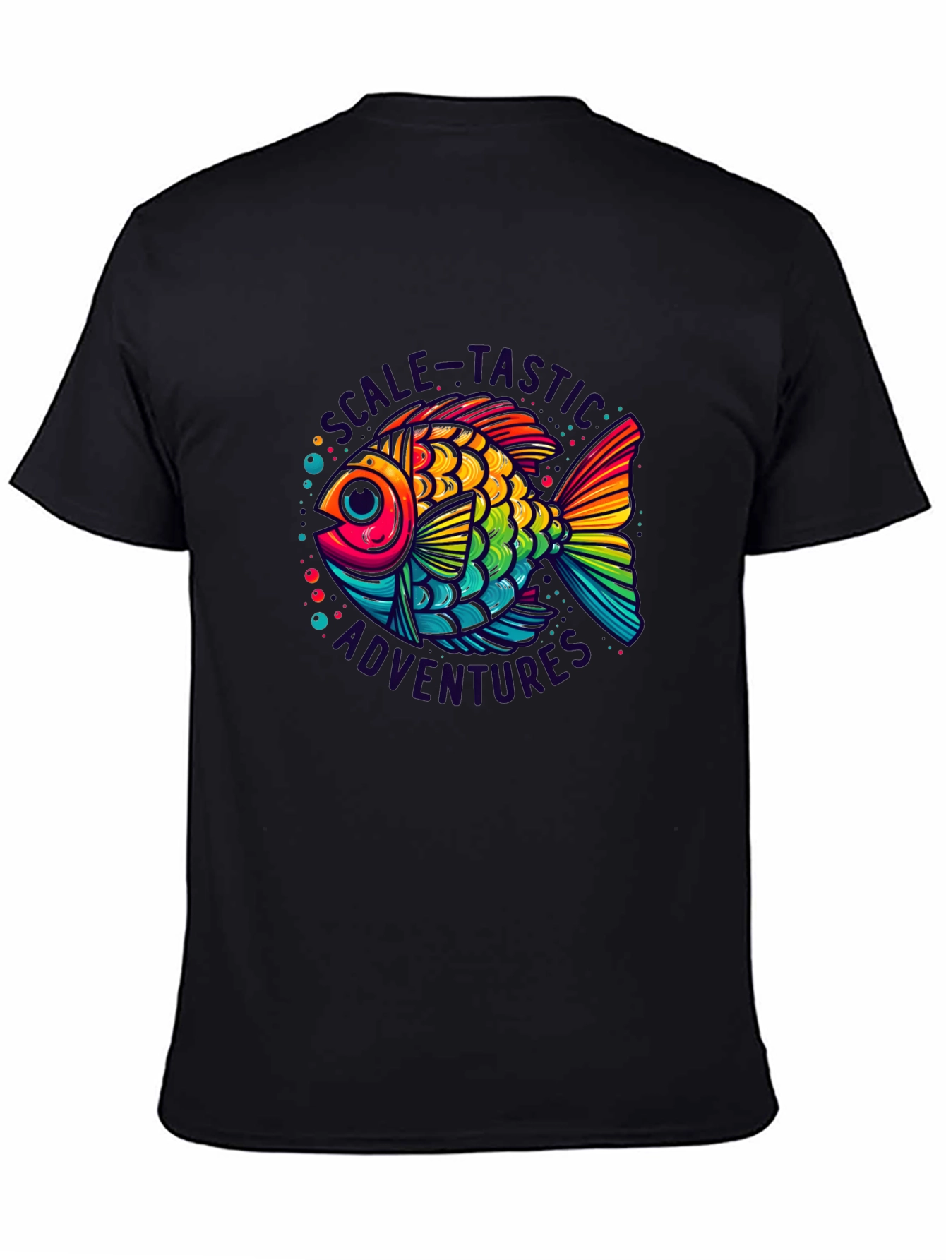Rainbow Fish Scale-Tastic Adventures Graphic Tee - 4