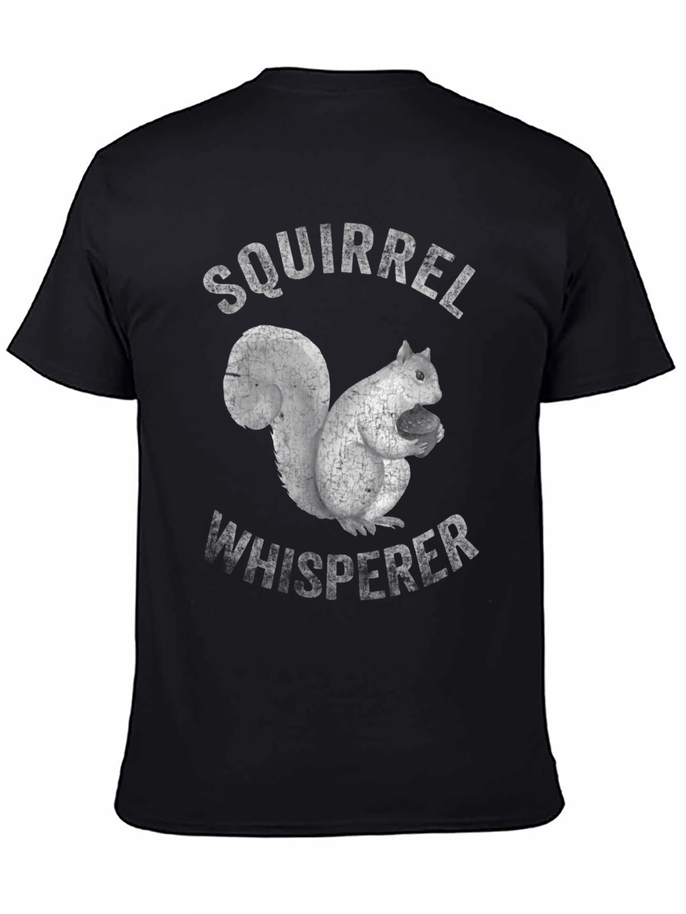 Black Squirrel Whisperer T-Shirt - Funny Animal Tee view 4