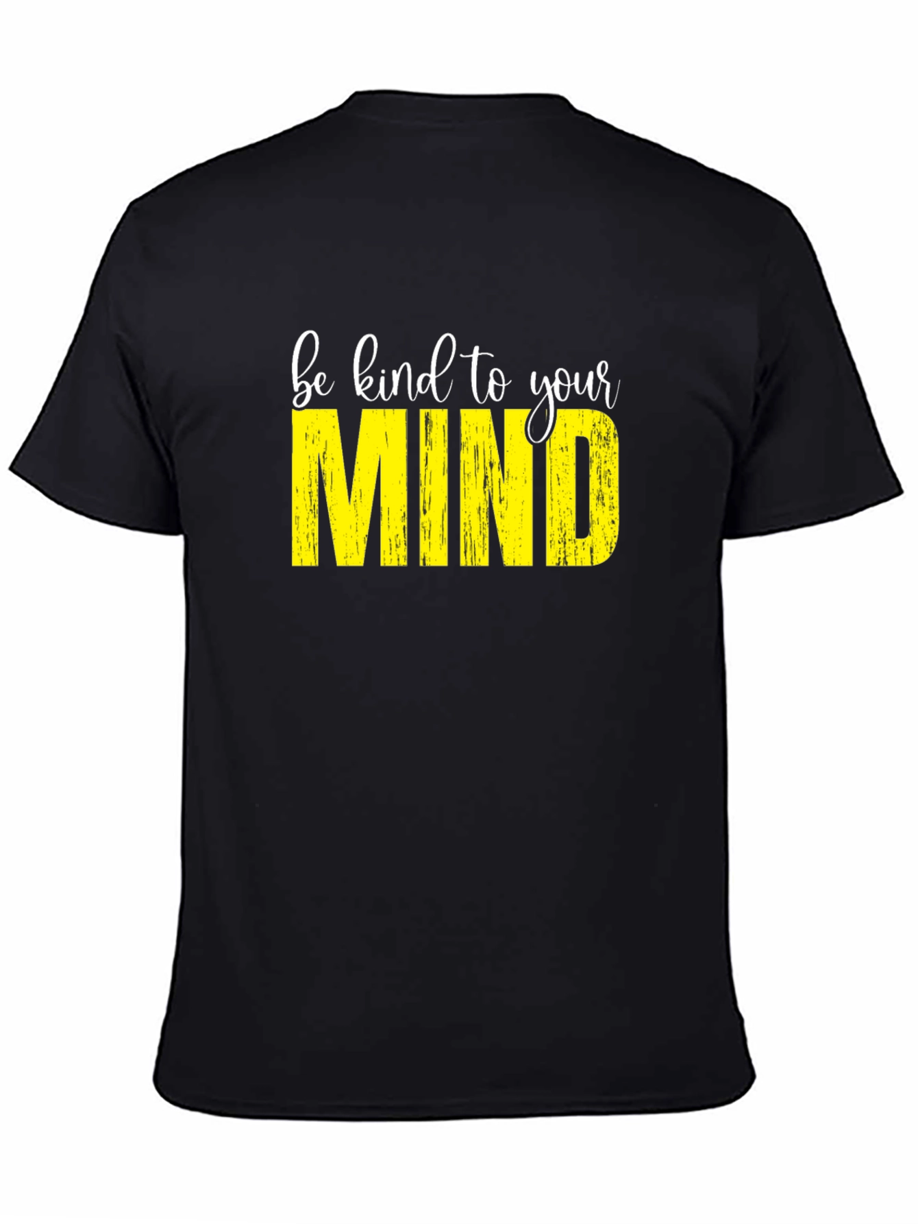 Black Be Kind To Your Mind T-Shirt view 4