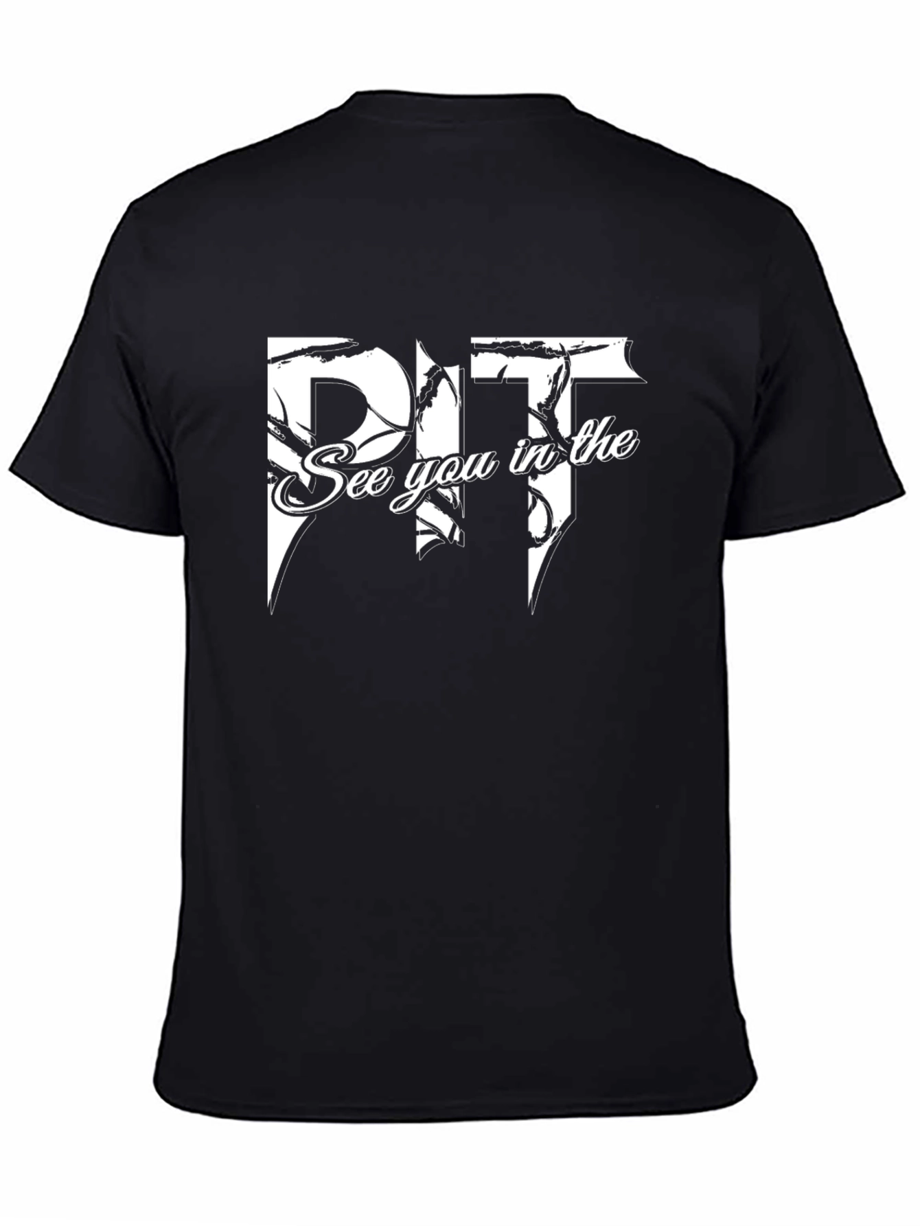 Black Pit See You in the Pit Graphic Black T-Shirt view 4