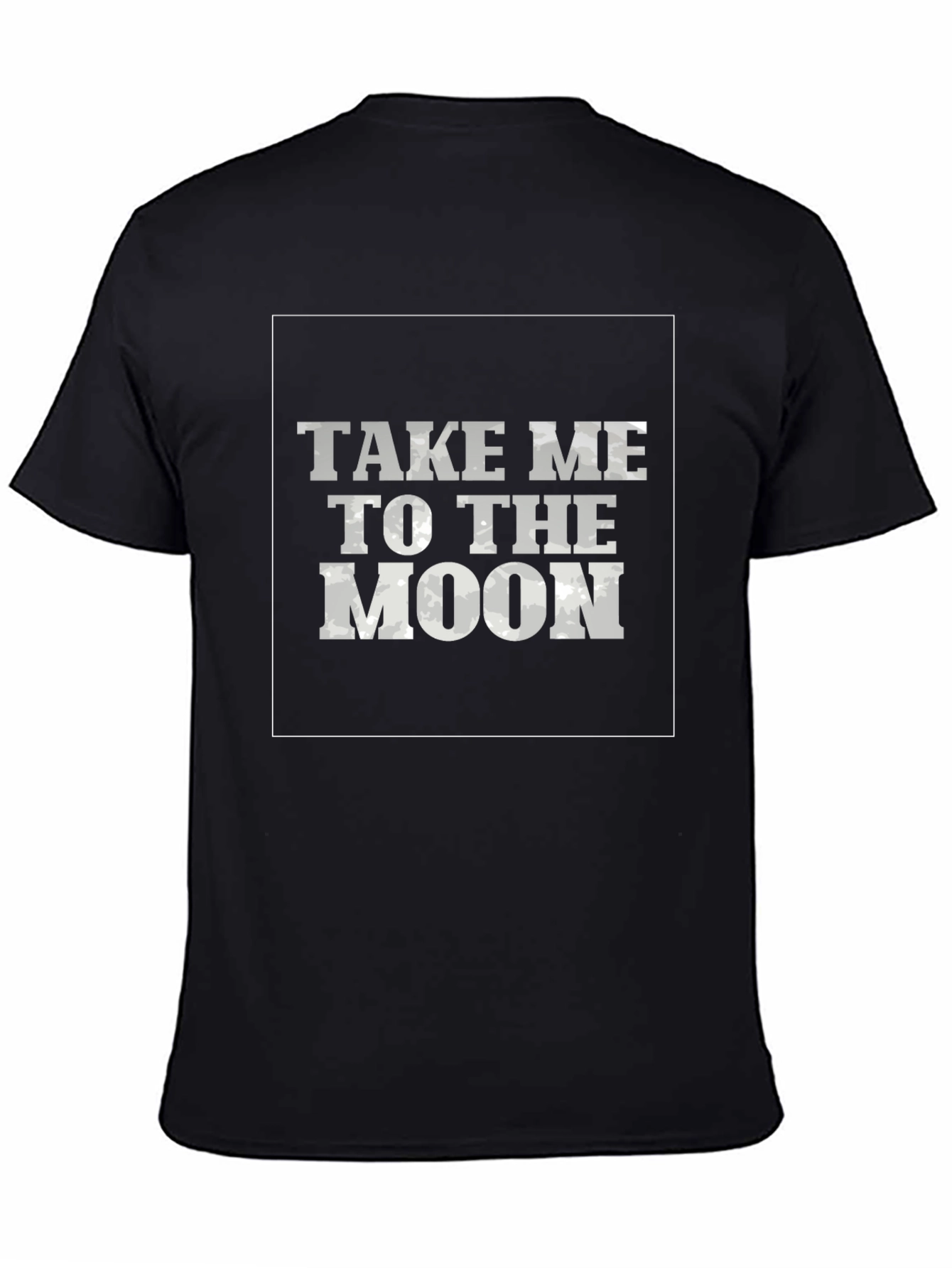 Black Take Me To The Moon Black T-Shirt view 4