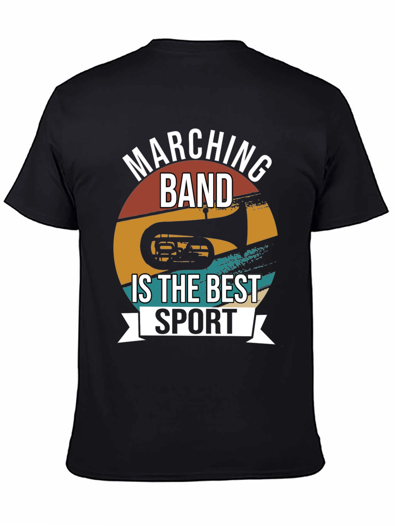 Black Marching Band Best Sport T-Shirt view 4