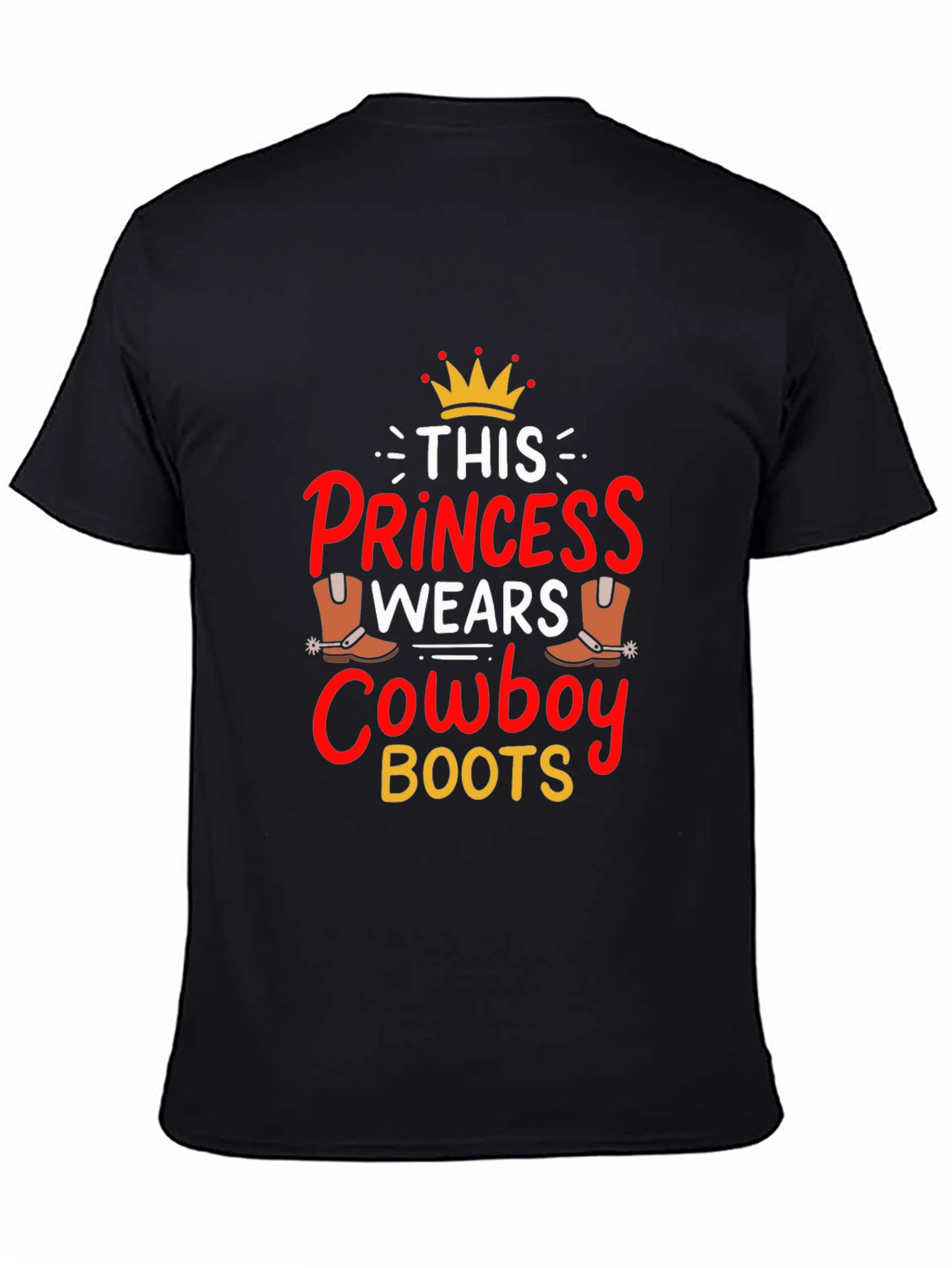Princess Cowboy Boots Graphic Tee - 4