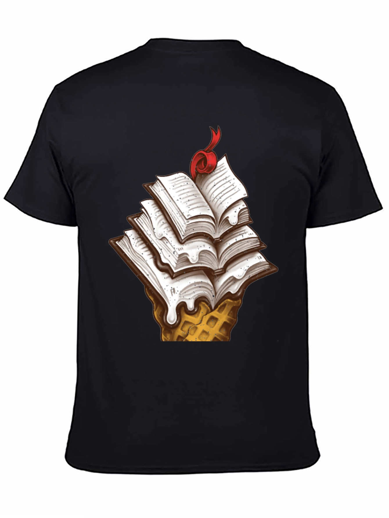 Black Book Ice Cream Cone Graphic Tee view 4