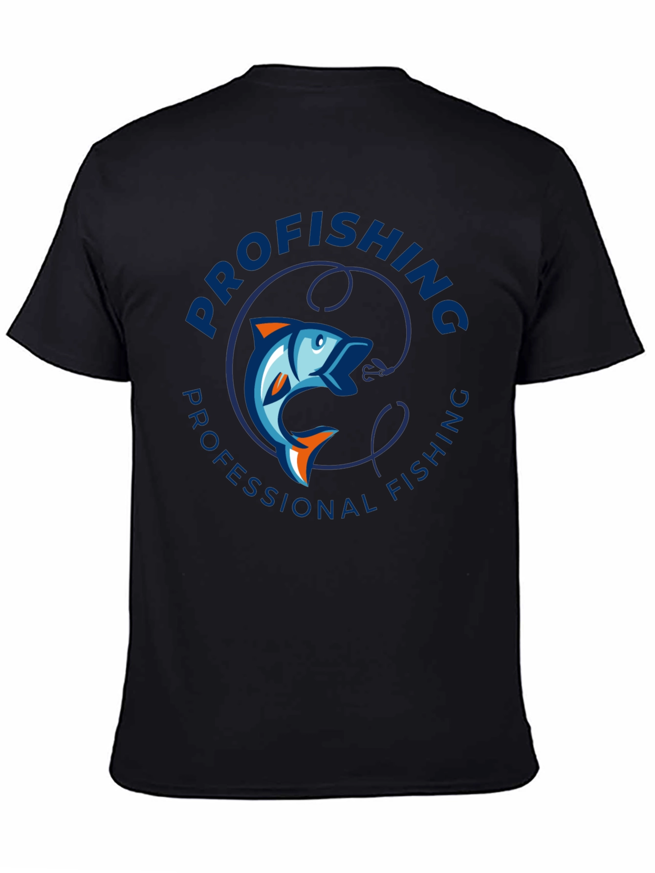 Black ProFishing Graphic Tee - Black Fishing T-Shirt view 4