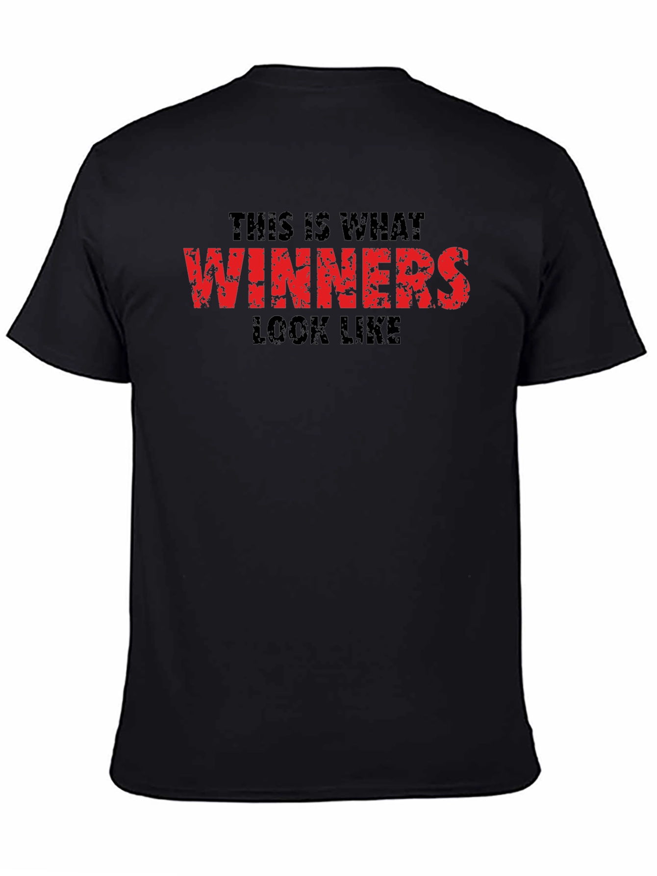 Black Winners Look Like This - Black T-Shirt view 4