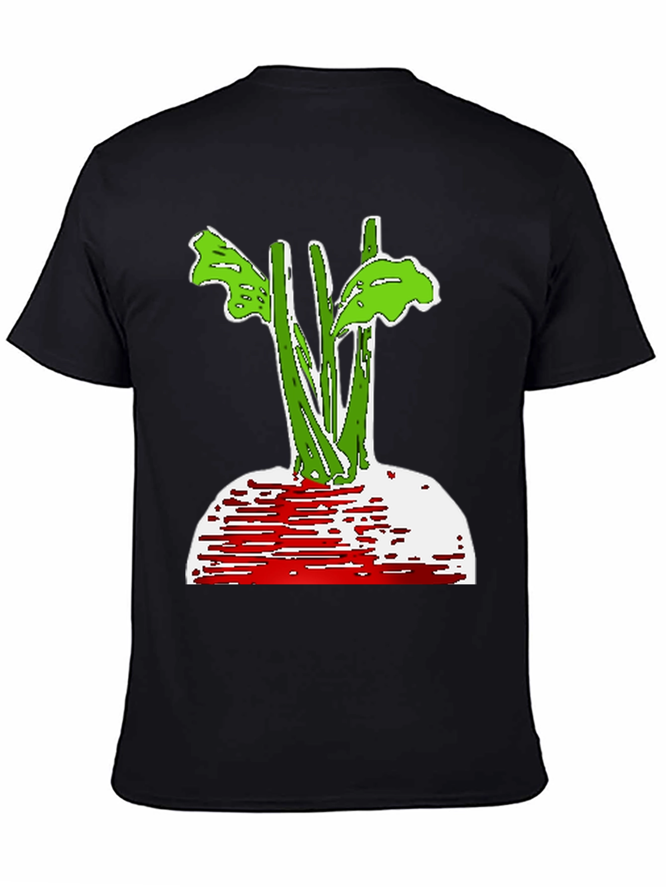 Black Beet Plant Graphic T-Shirt - Nature Lover Tee view 4