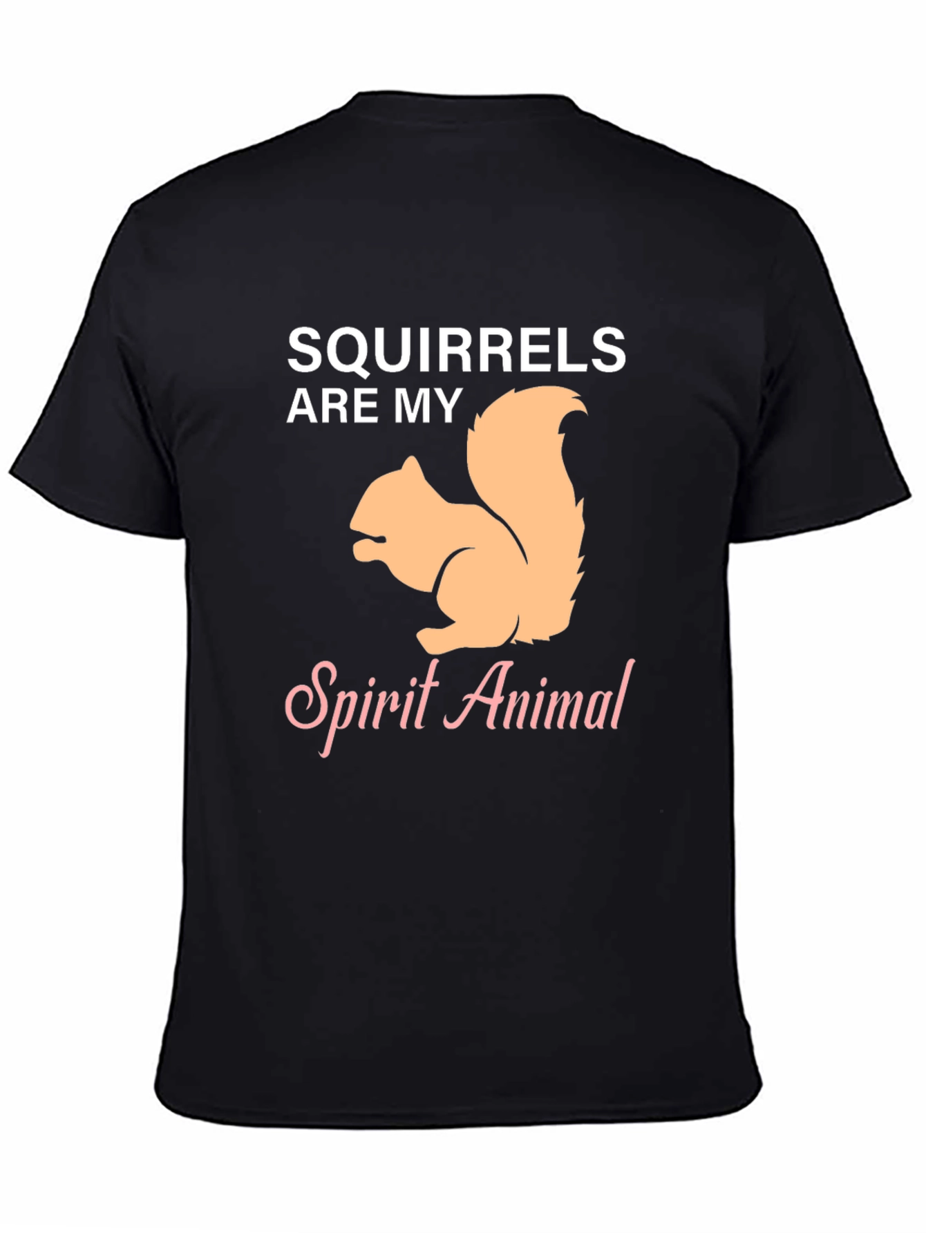Black Squirrels Are My Spirit Animal Graphic T-Shirt view 4