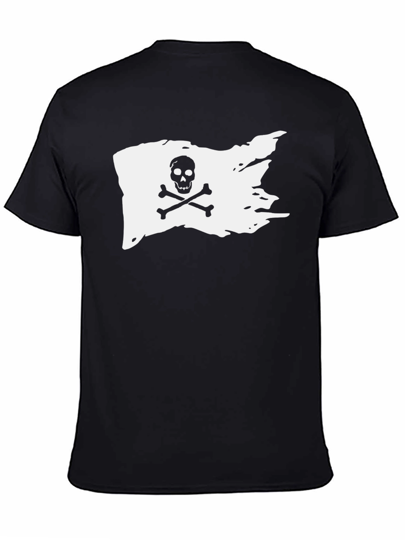 Black Pirate Flag Graphic T-Shirt view 4