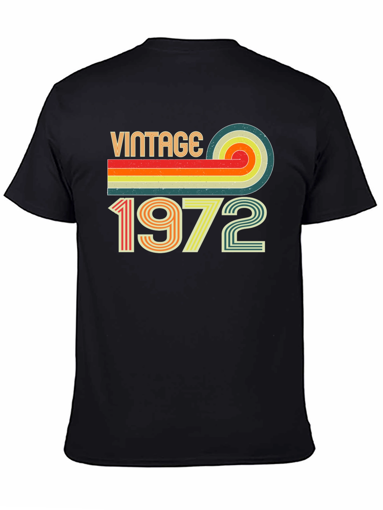 Black Vintage 1972 Graphic Tee view 4