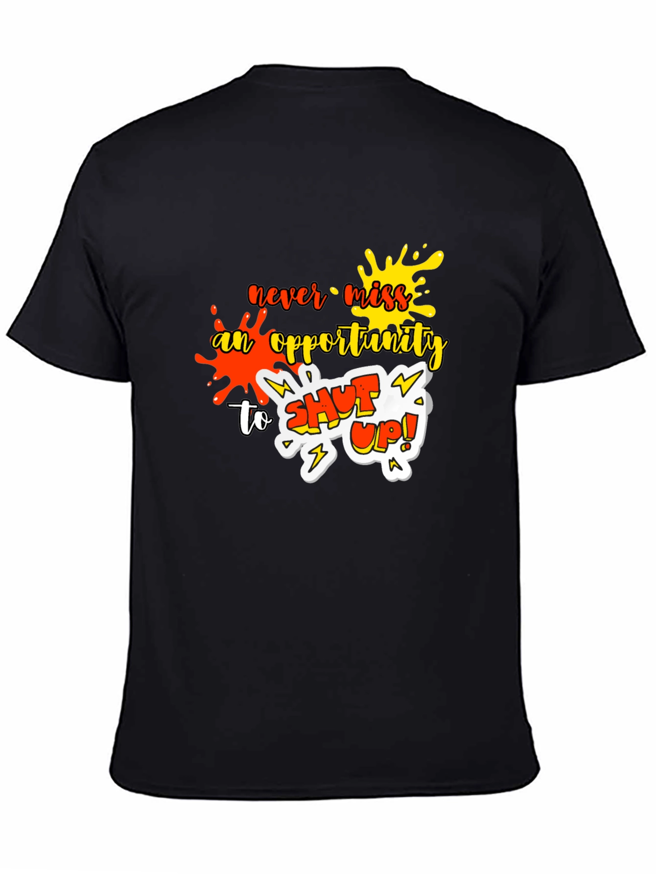 Black Opportunity Graphic Tee - Shut Up! view 4