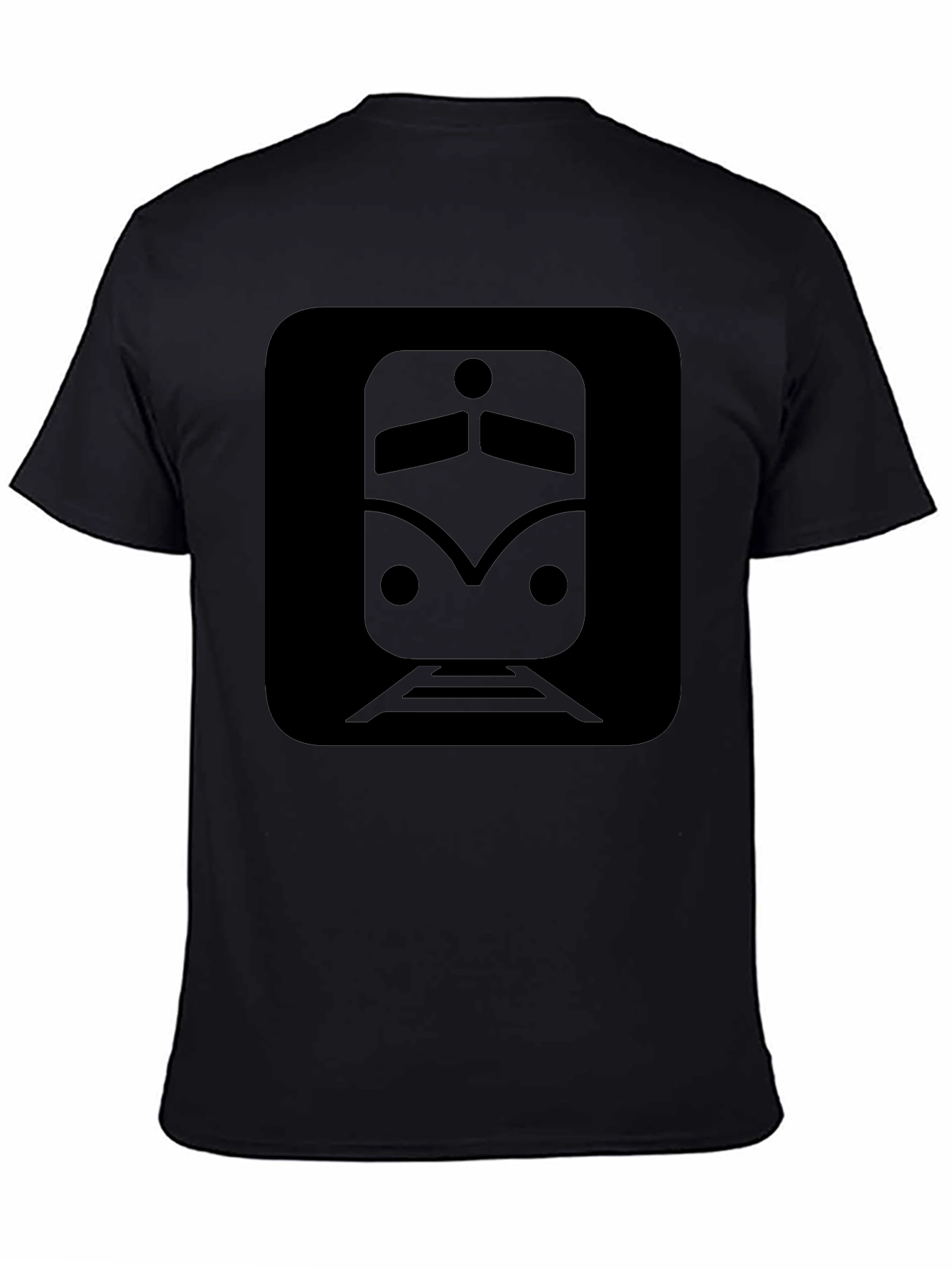 Black Black Train Graphic Tee - Stylish & Unique view 4