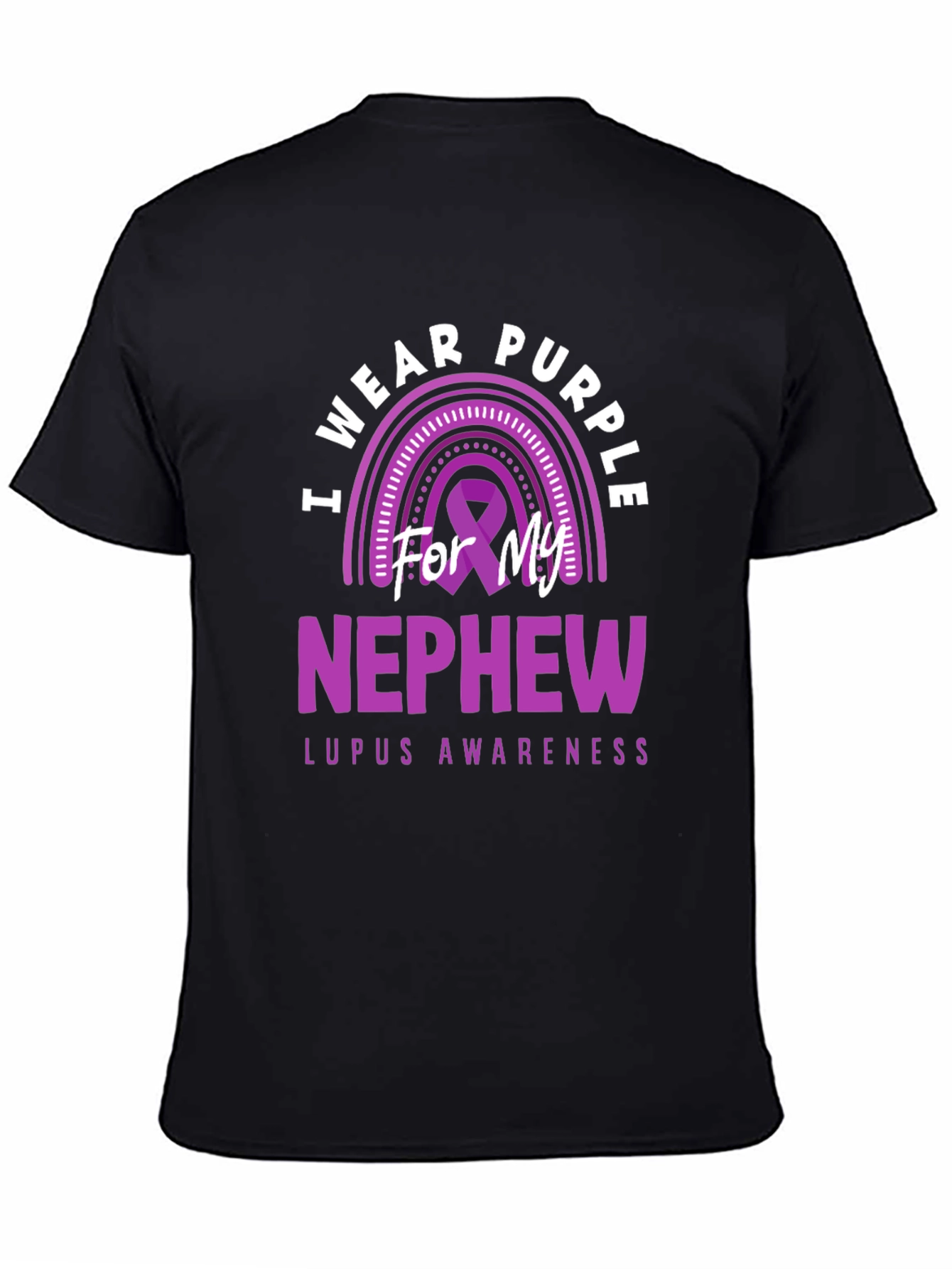Purple Lupus Awareness Nephew T-Shirt - 4