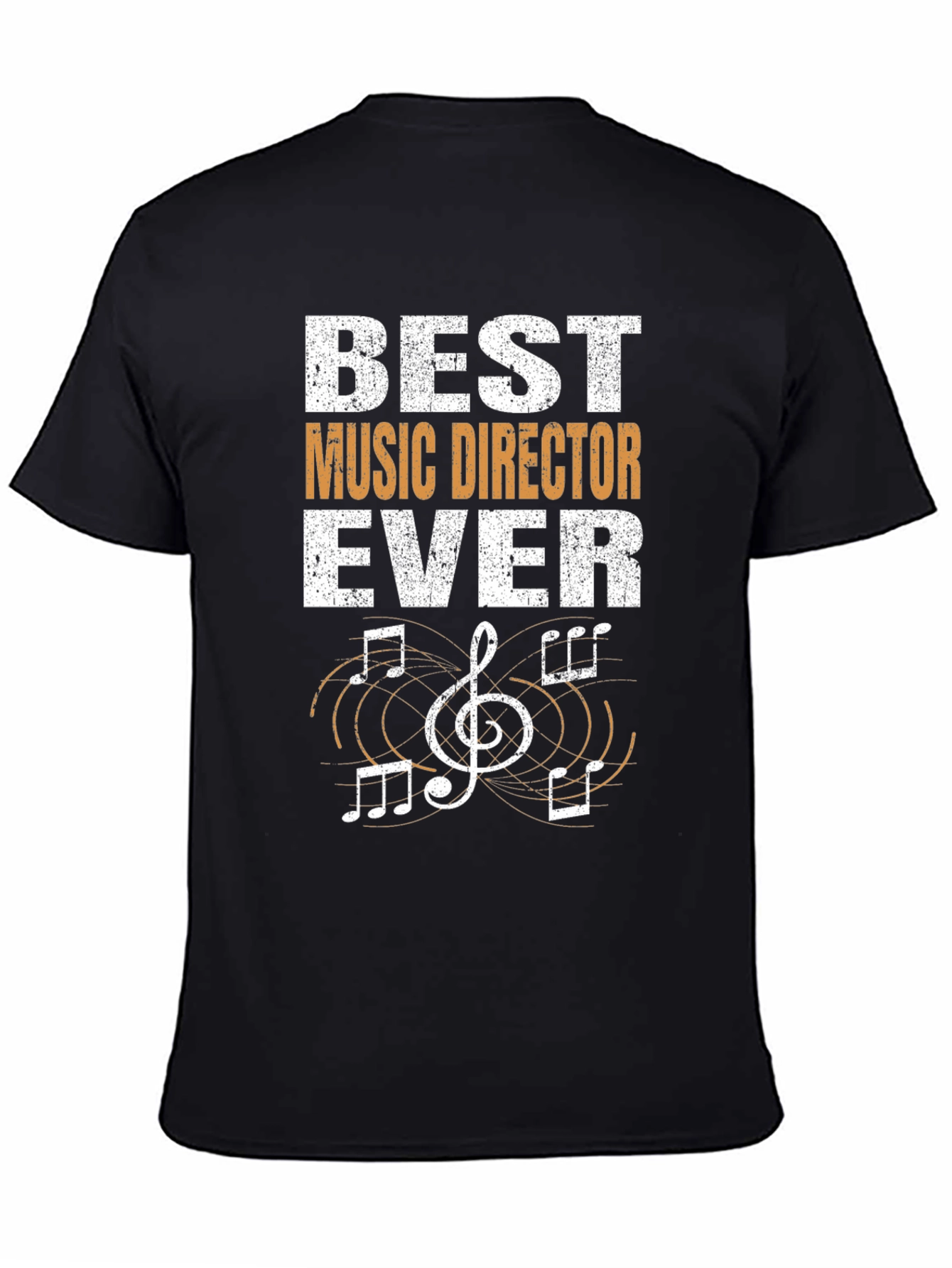 Black Best Music Director Ever T-Shirt Gift Idea view 4
