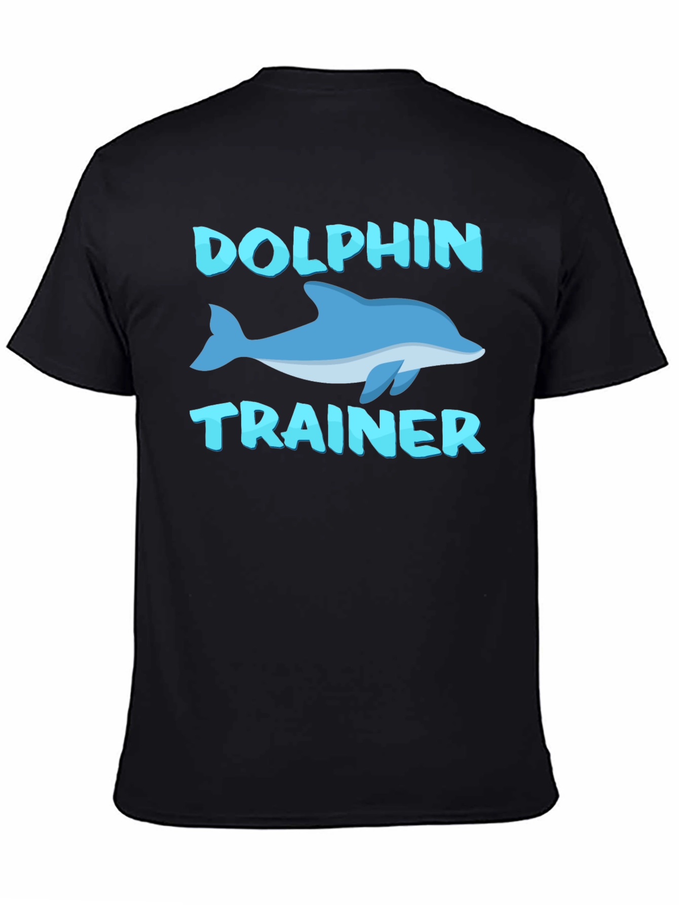 Black Dolphin Trainer Graphic Tee - Black view 4