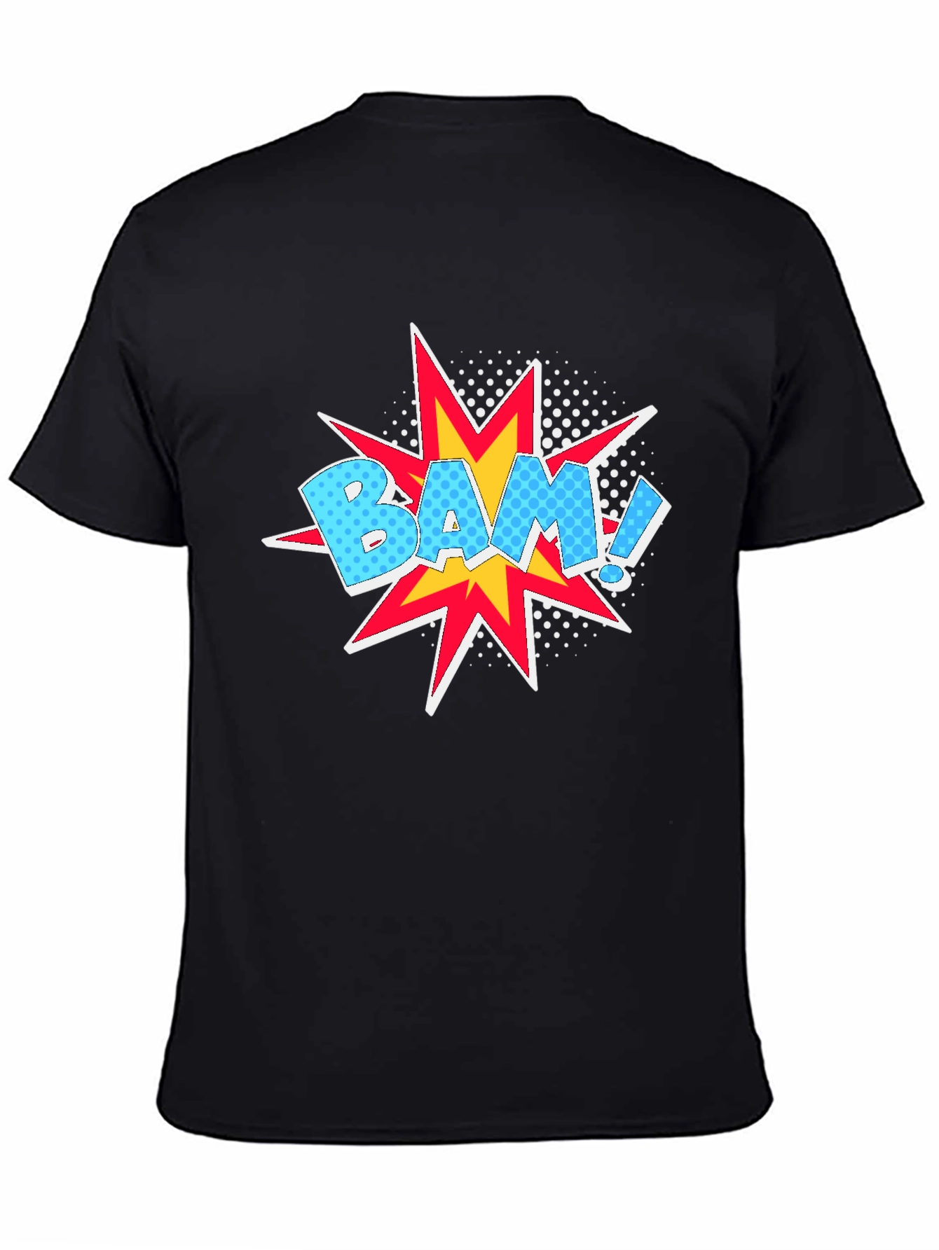 Black Bam! Graphic Print T-Shirt view 4