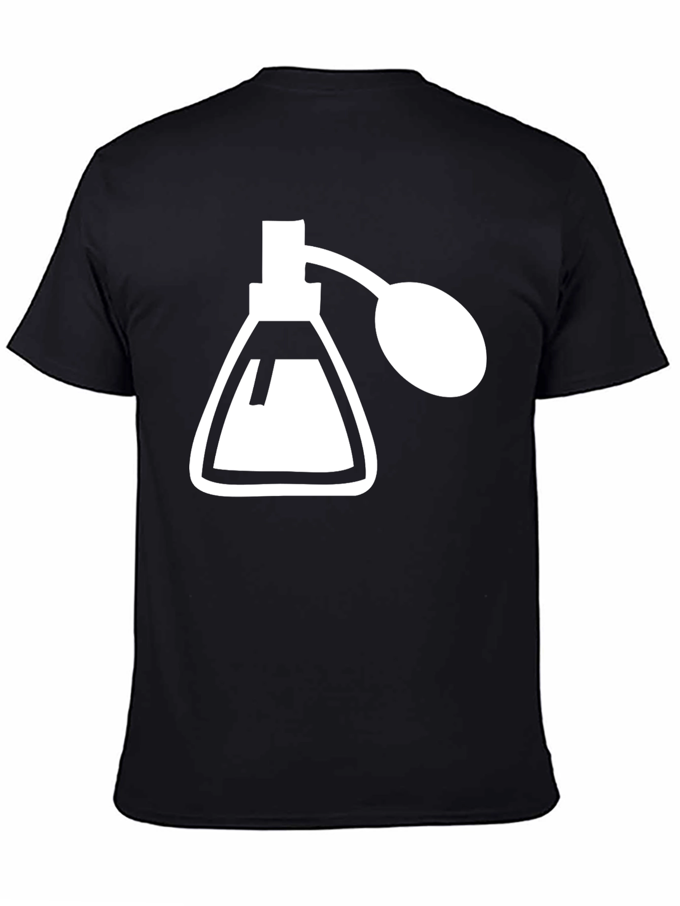 Black Perfume Atomizer T-Shirt - Stylish & Unique Design view 4