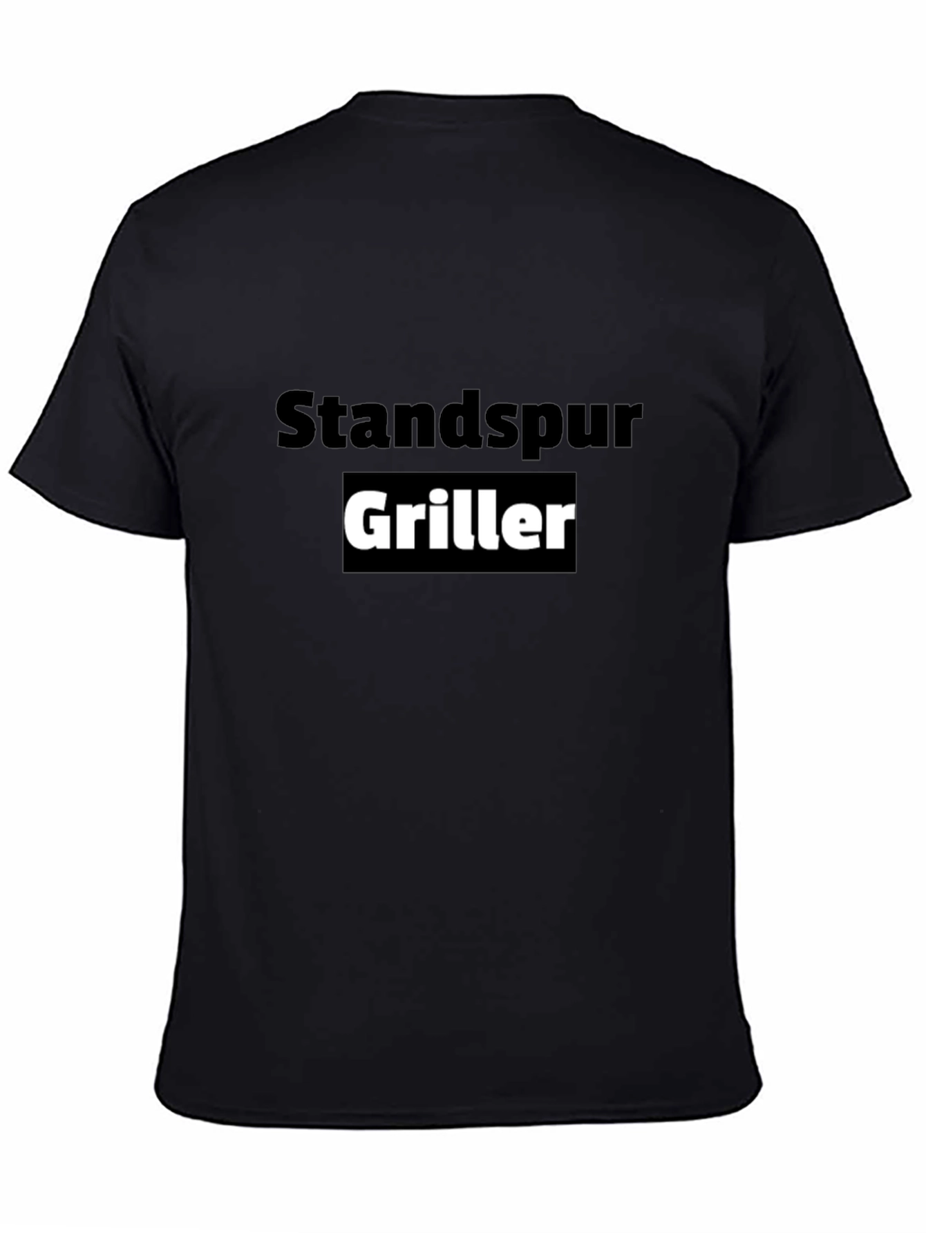 Black Standspur Griller Black T-Shirt view 4
