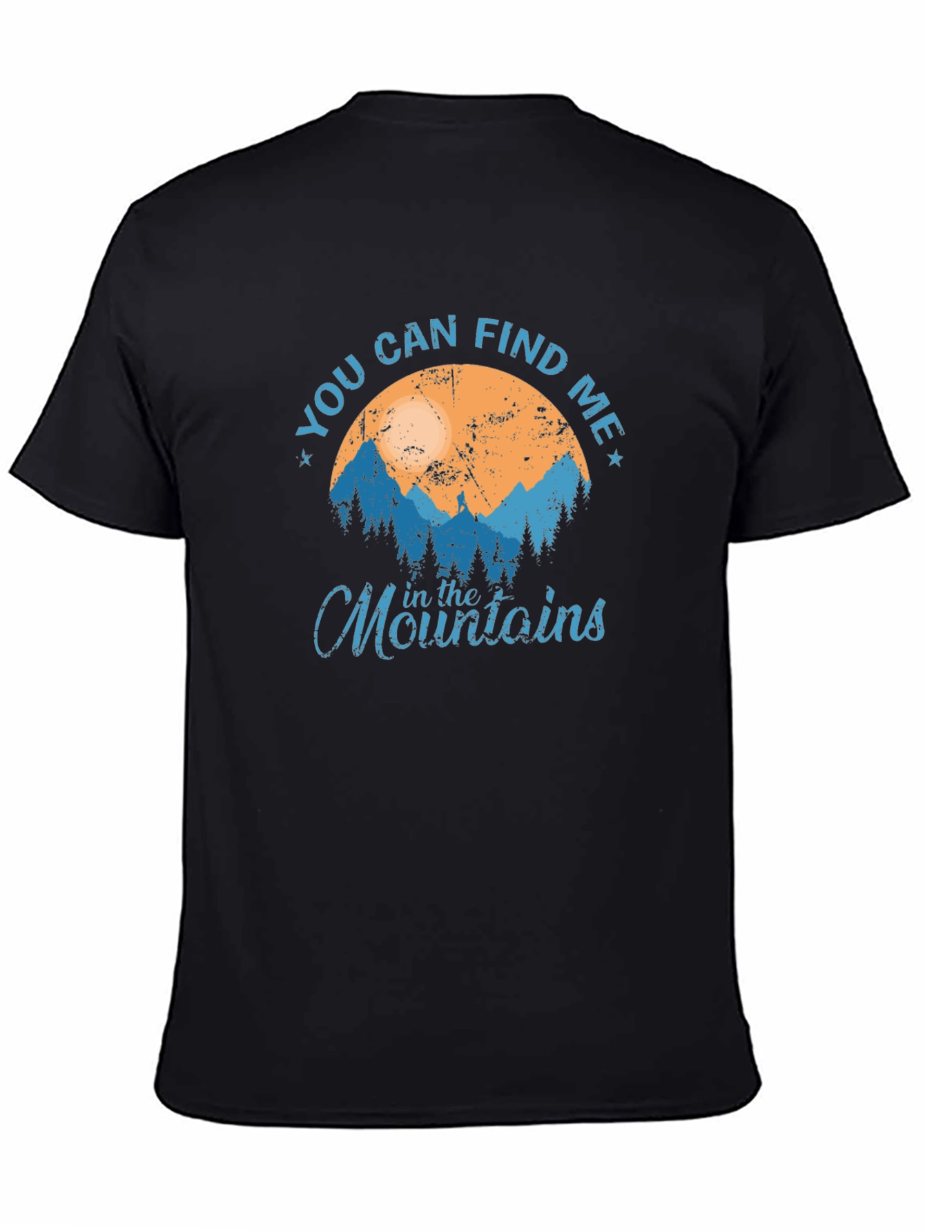 Mountain Graphic T-Shirt - Find Me in the Mountains Tee - 4