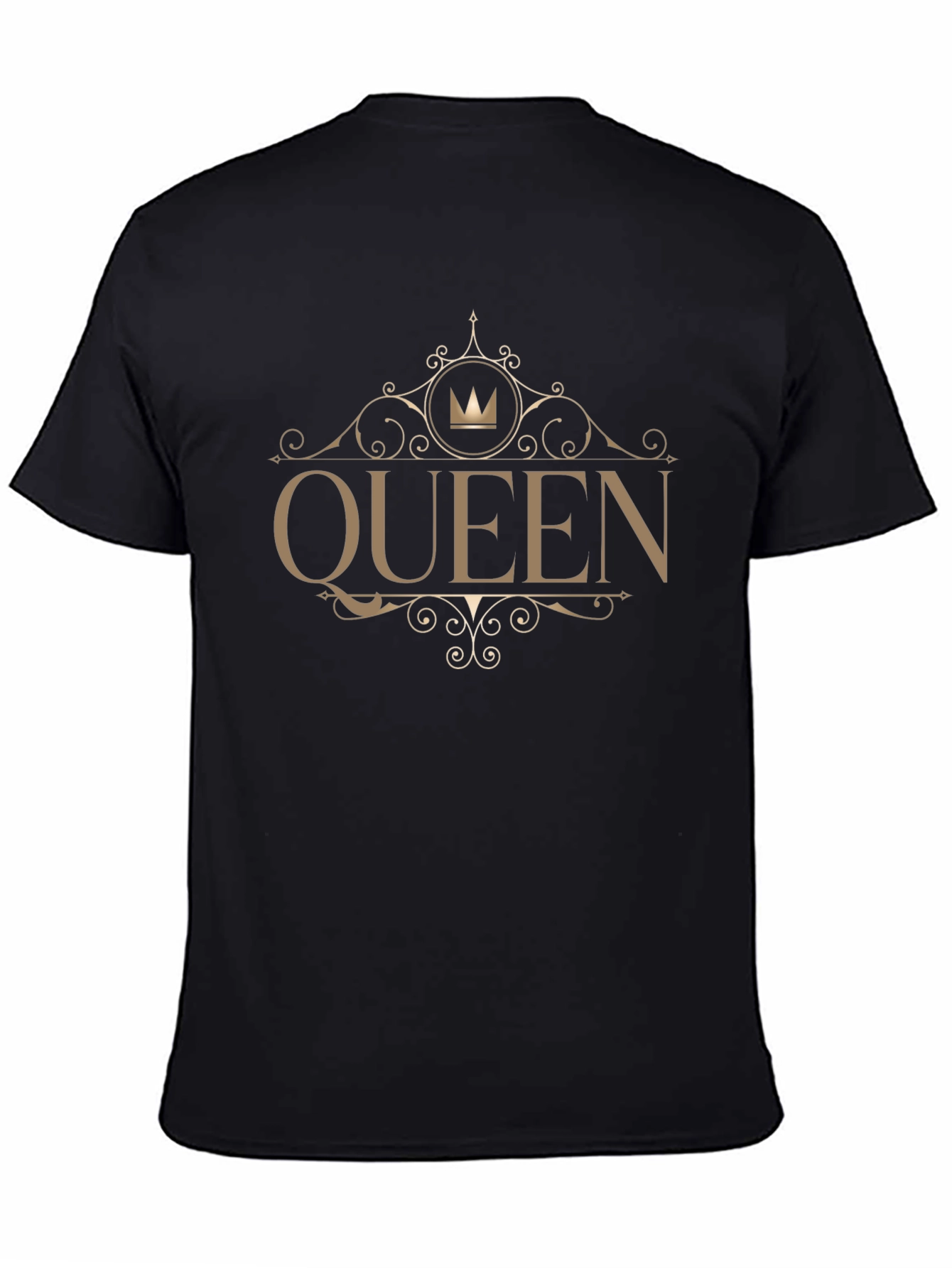 Queen Graphic Tee - Stylish Black Cotton T-Shirt - 4
