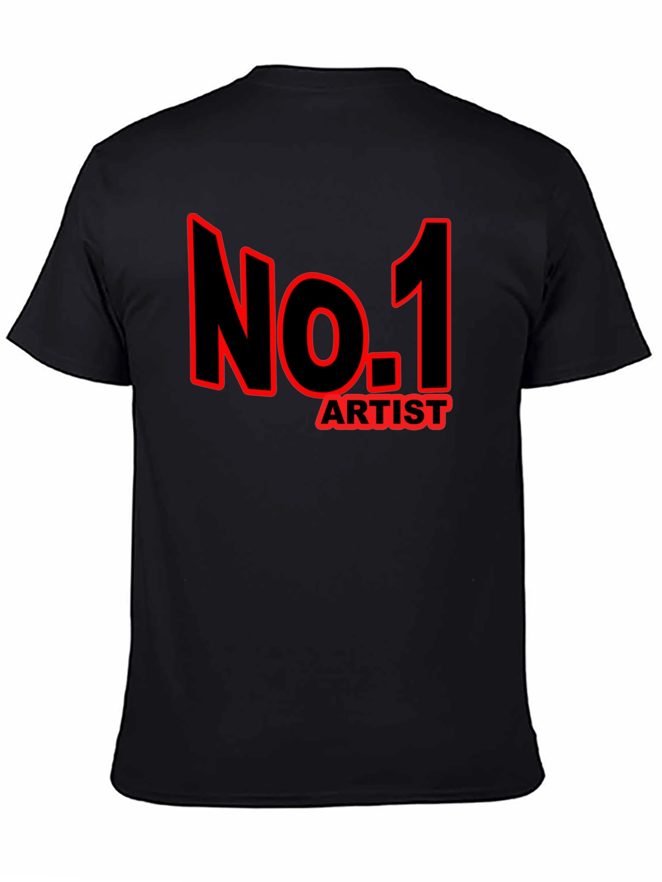 Black No. 1 Artist Graphic T-Shirt - Black view 4
