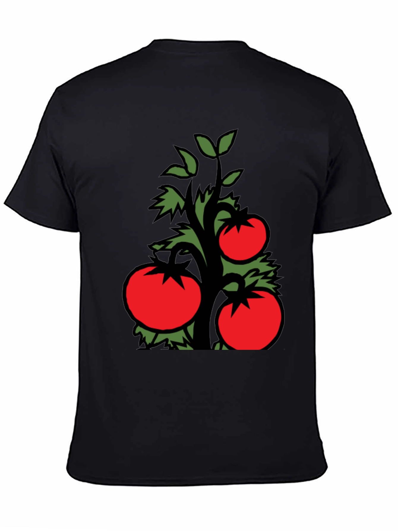 Black Tomato Plant Graphic Tee - Fresh Style view 4