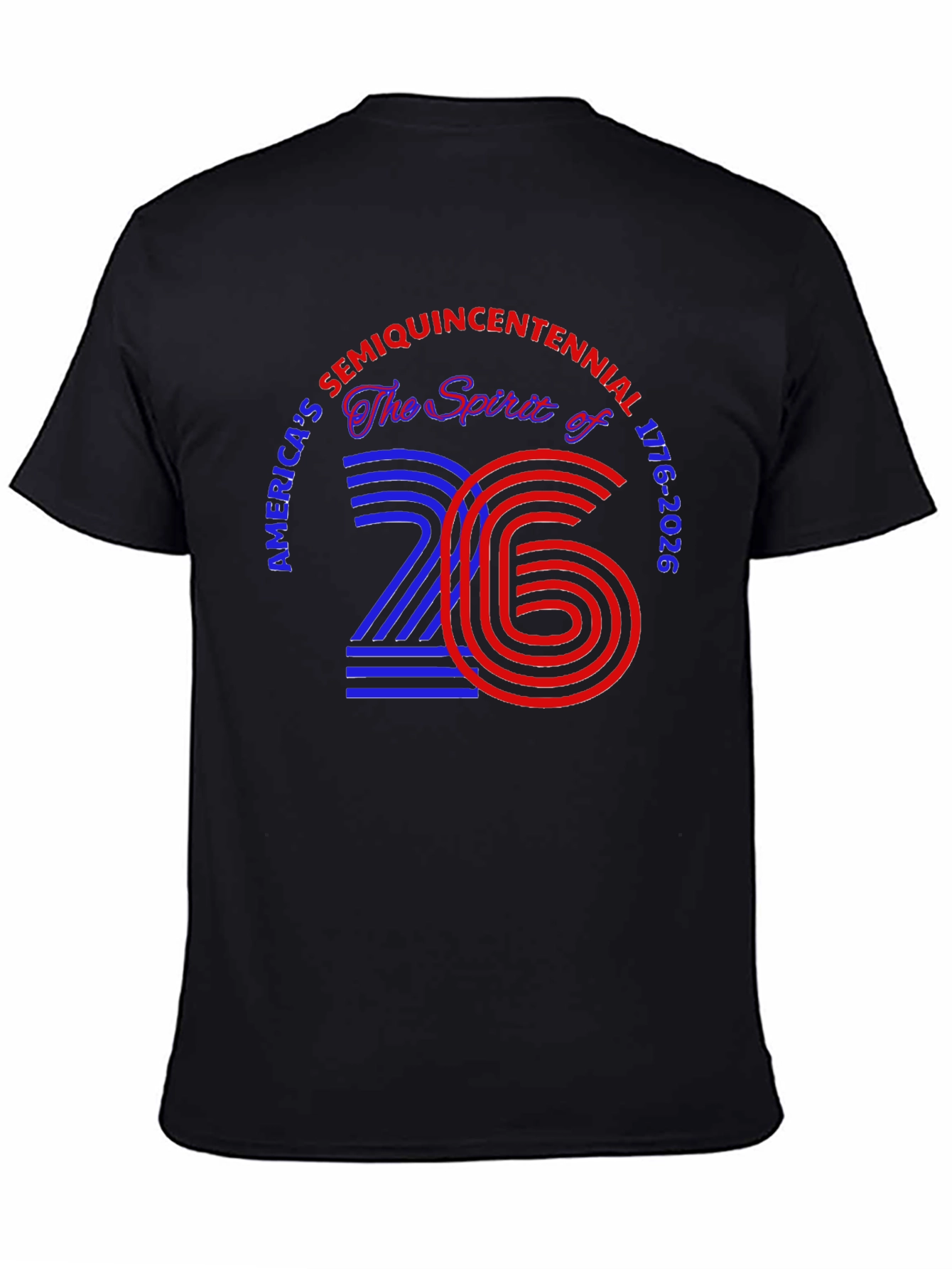 Black America's Semiquincentennial T-Shirt 1776-2026 view 4