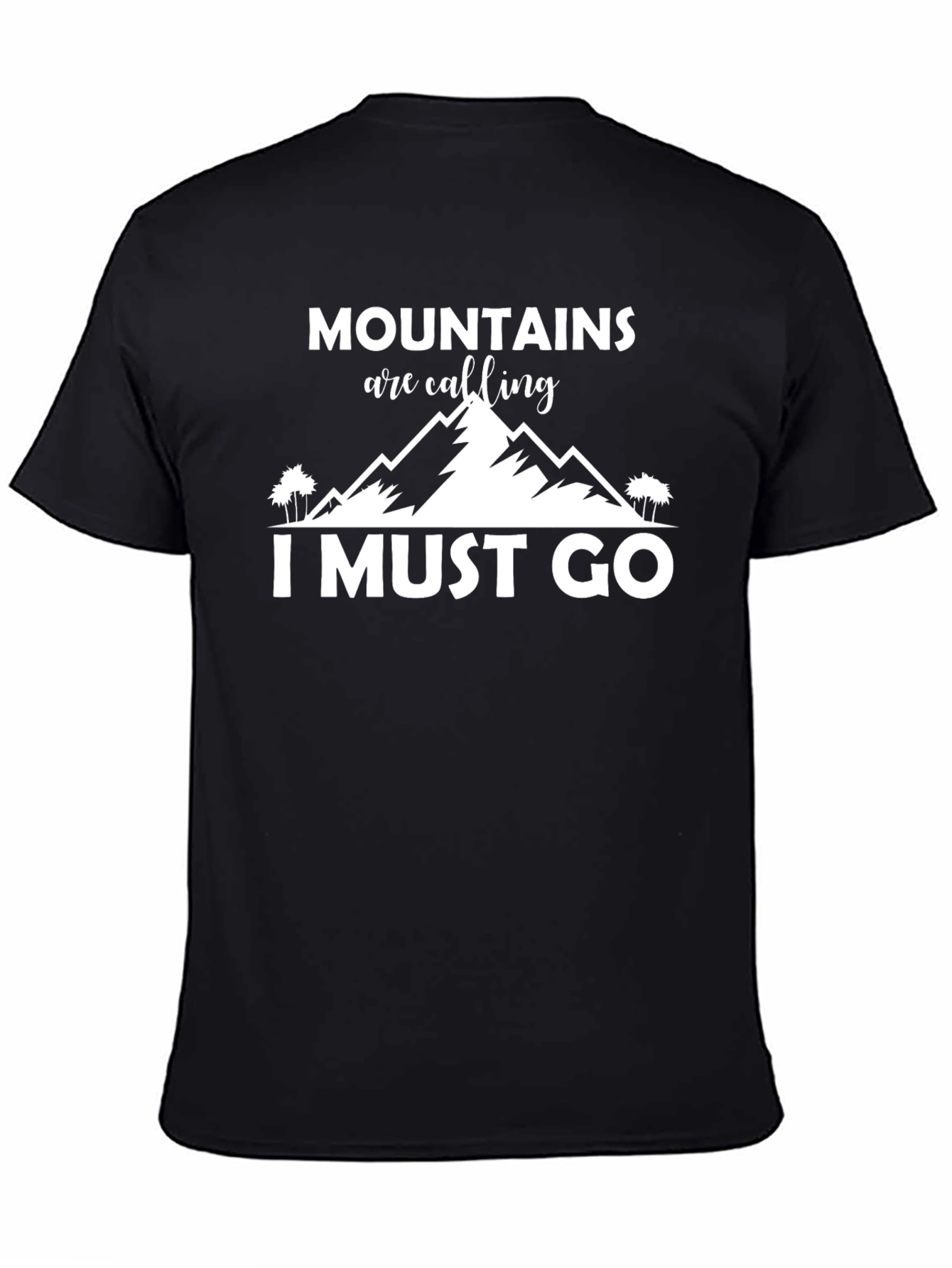 Black Mountains are Calling T-Shirt - Adventure Awaits view 4
