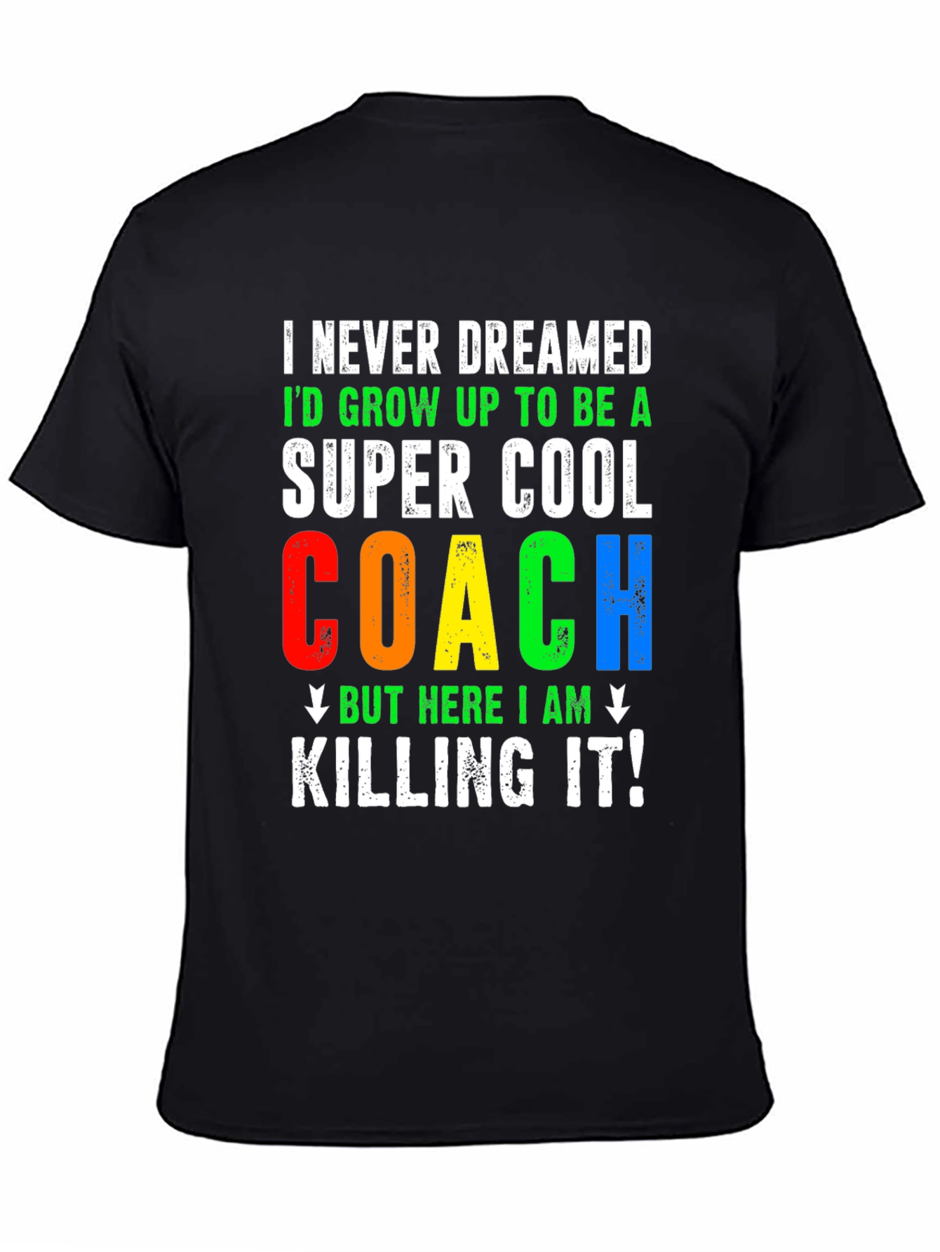 Black Super Cool Coach T-Shirt view 4