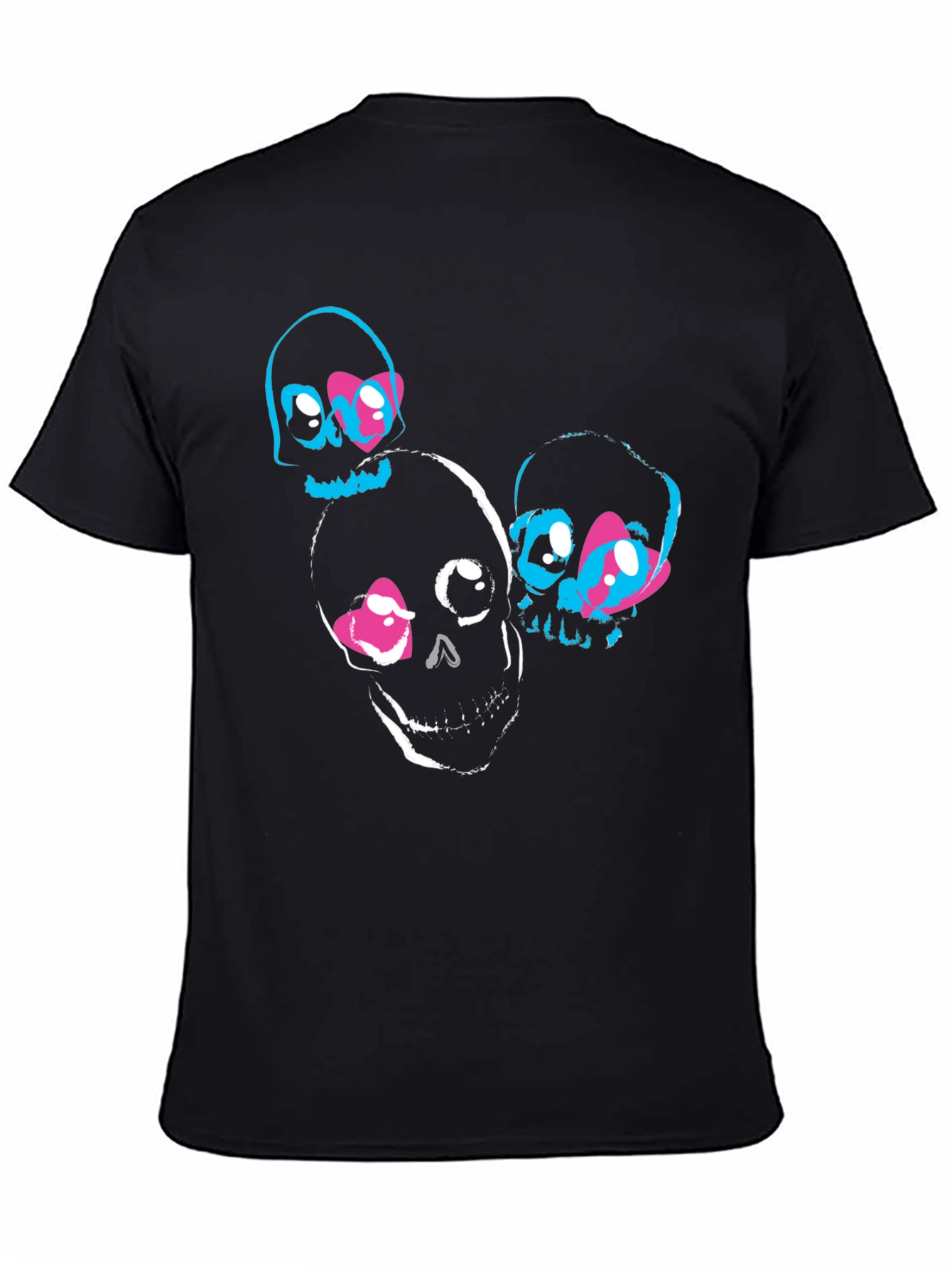 Black Skull Graphic T-Shirt - Trendy & Unique Design view 4